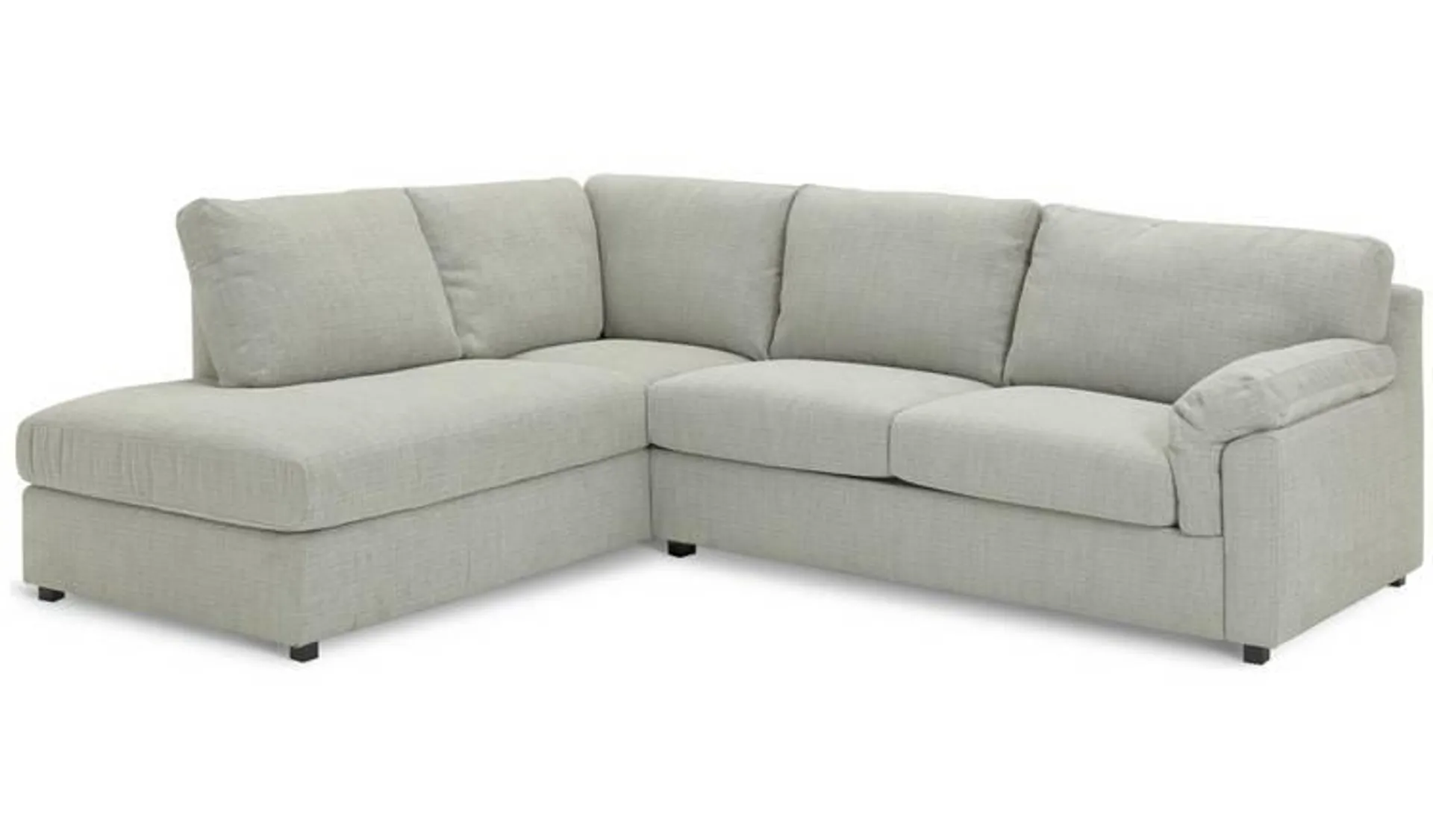 Habitat Florence Fabric Left Hand Corner Chaise Sofa - Cream