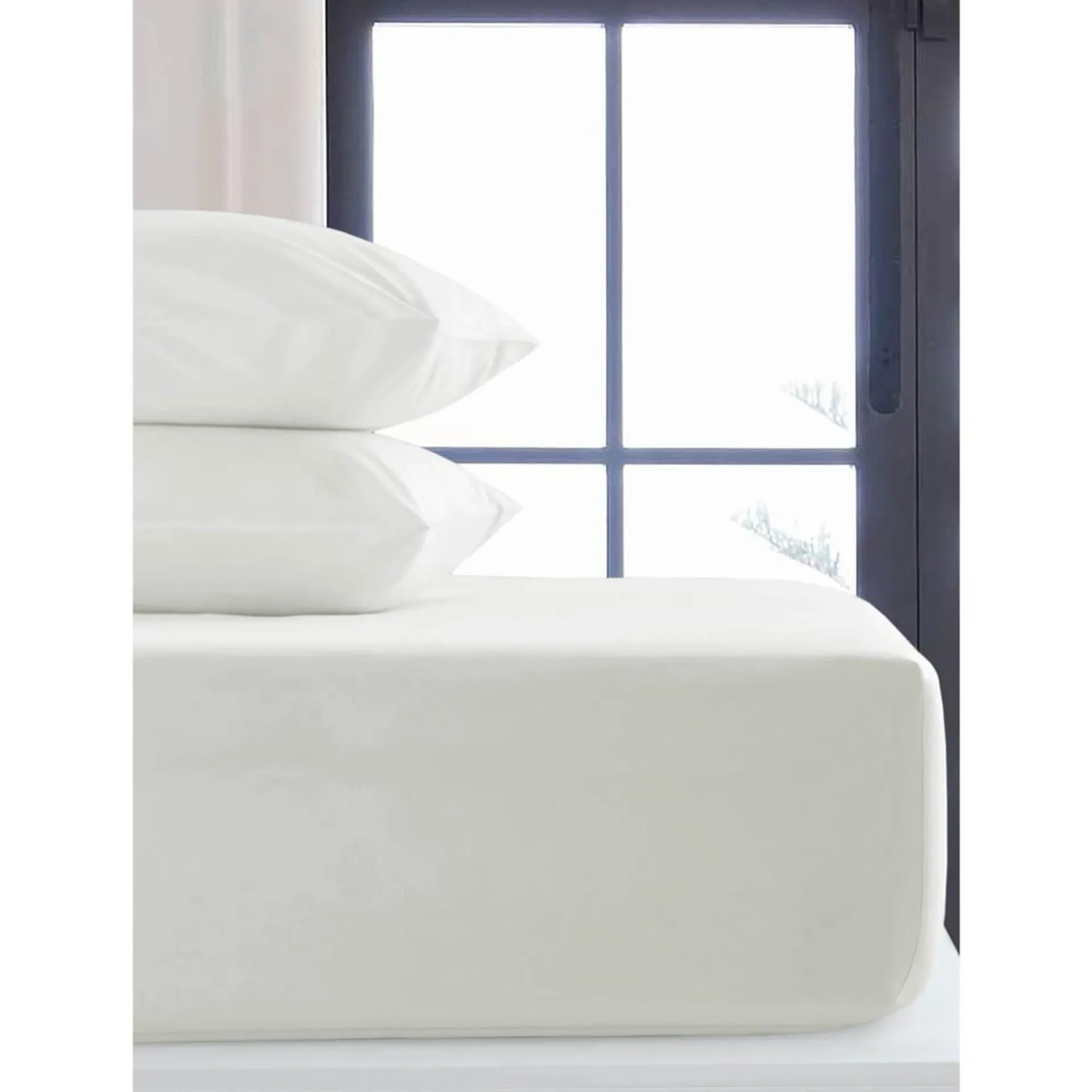 Single Fitted Sheet & Pillowcase Value Pack - White