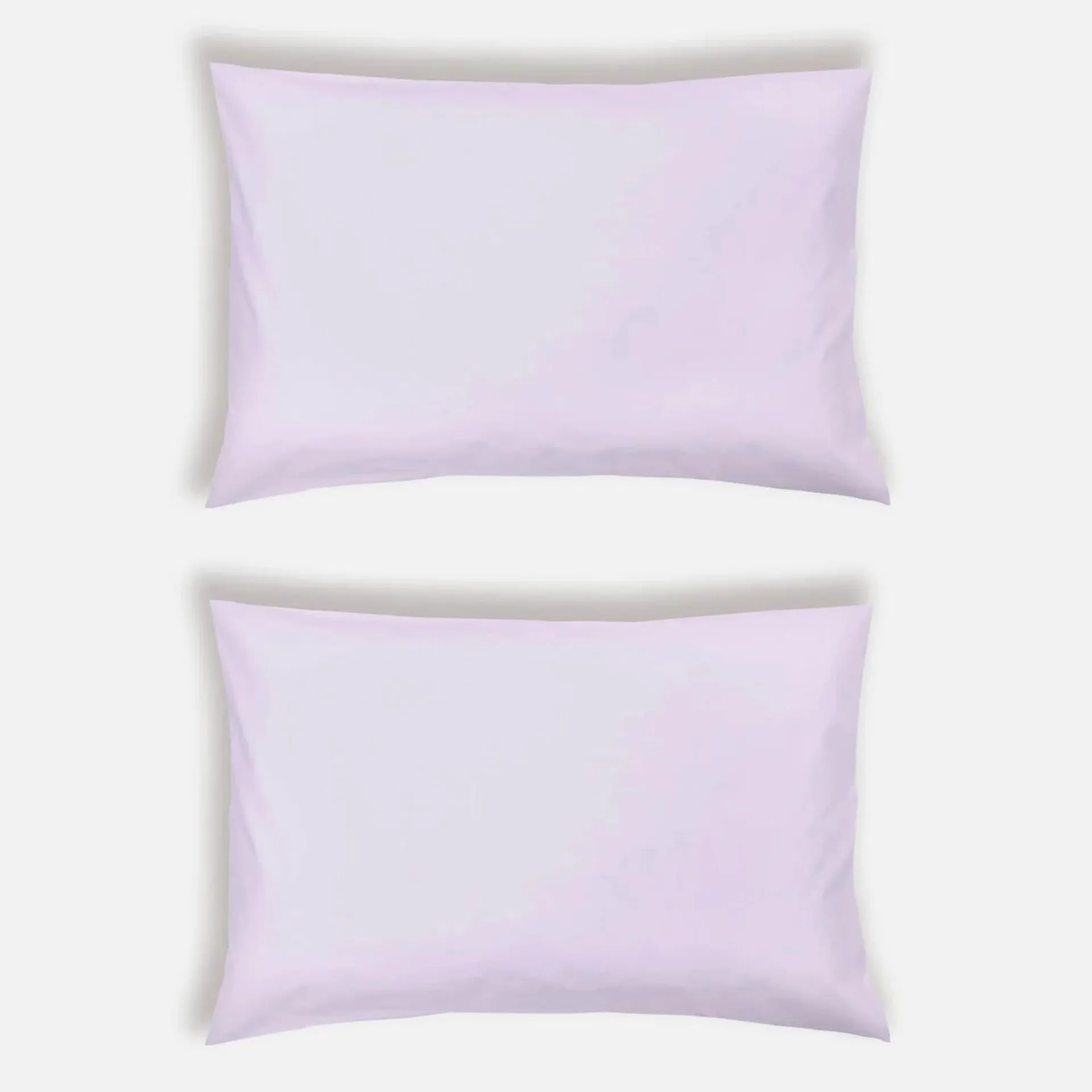 ïn home 200 Thread Count 100% Organic Cotton Pillowcase Pair - Lilac