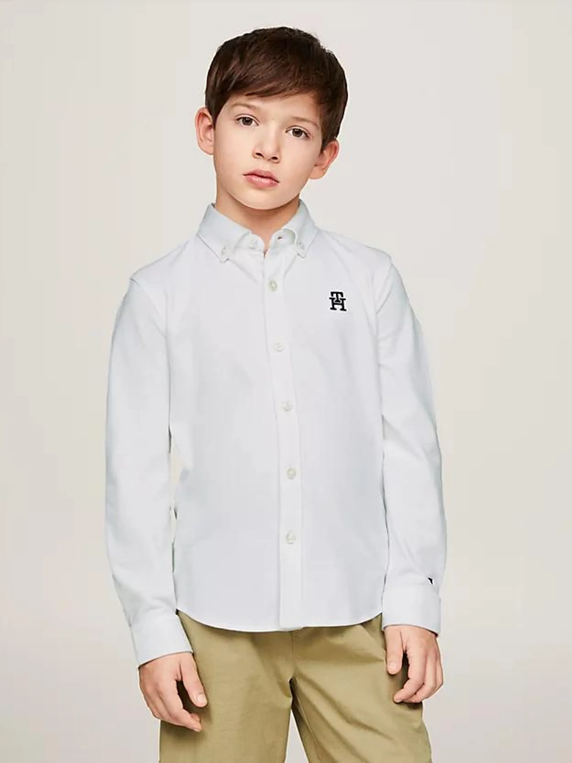 TH Monogram Pique Regular Shirt