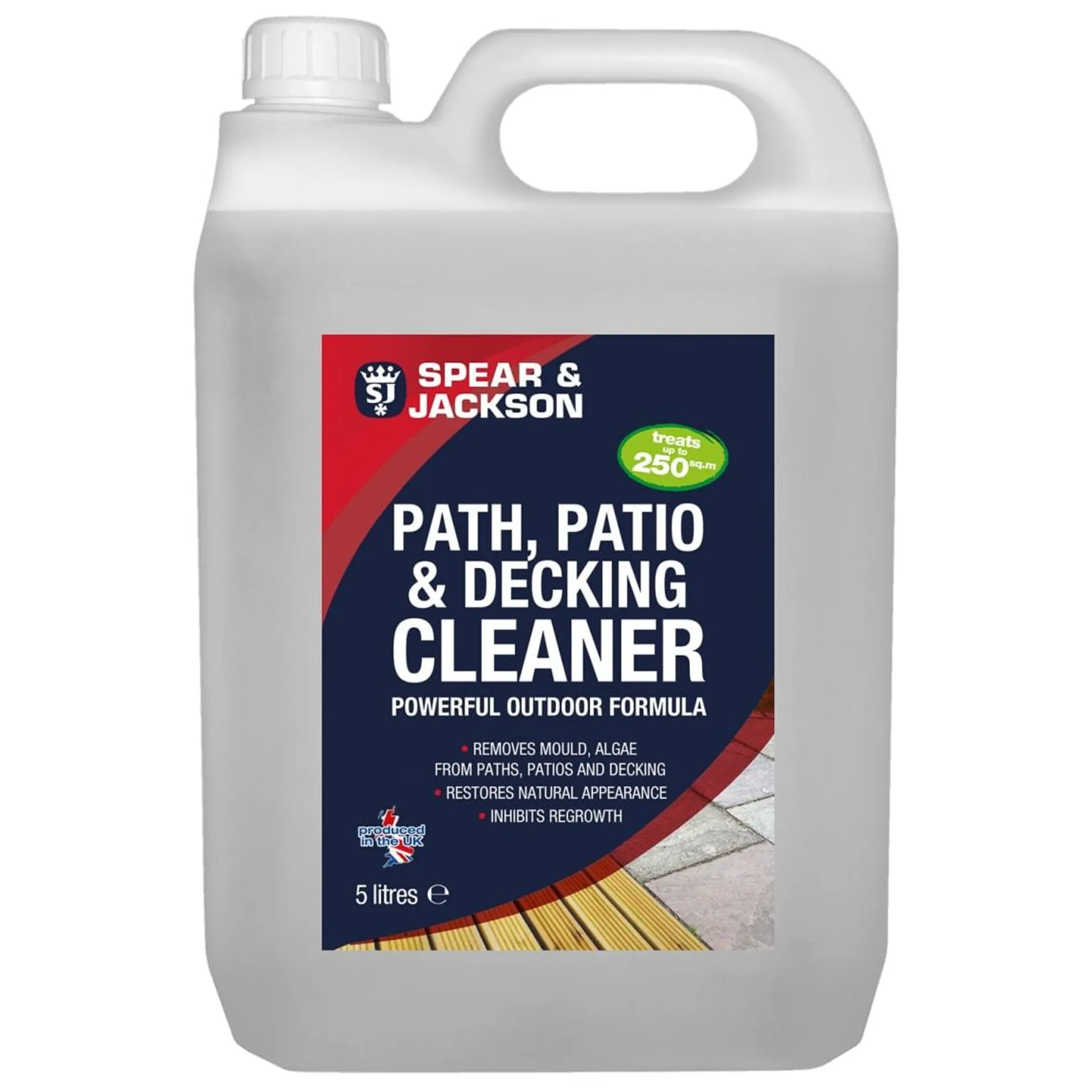 Spear & Jackson Path, Patio, Decking Cleaner 5L