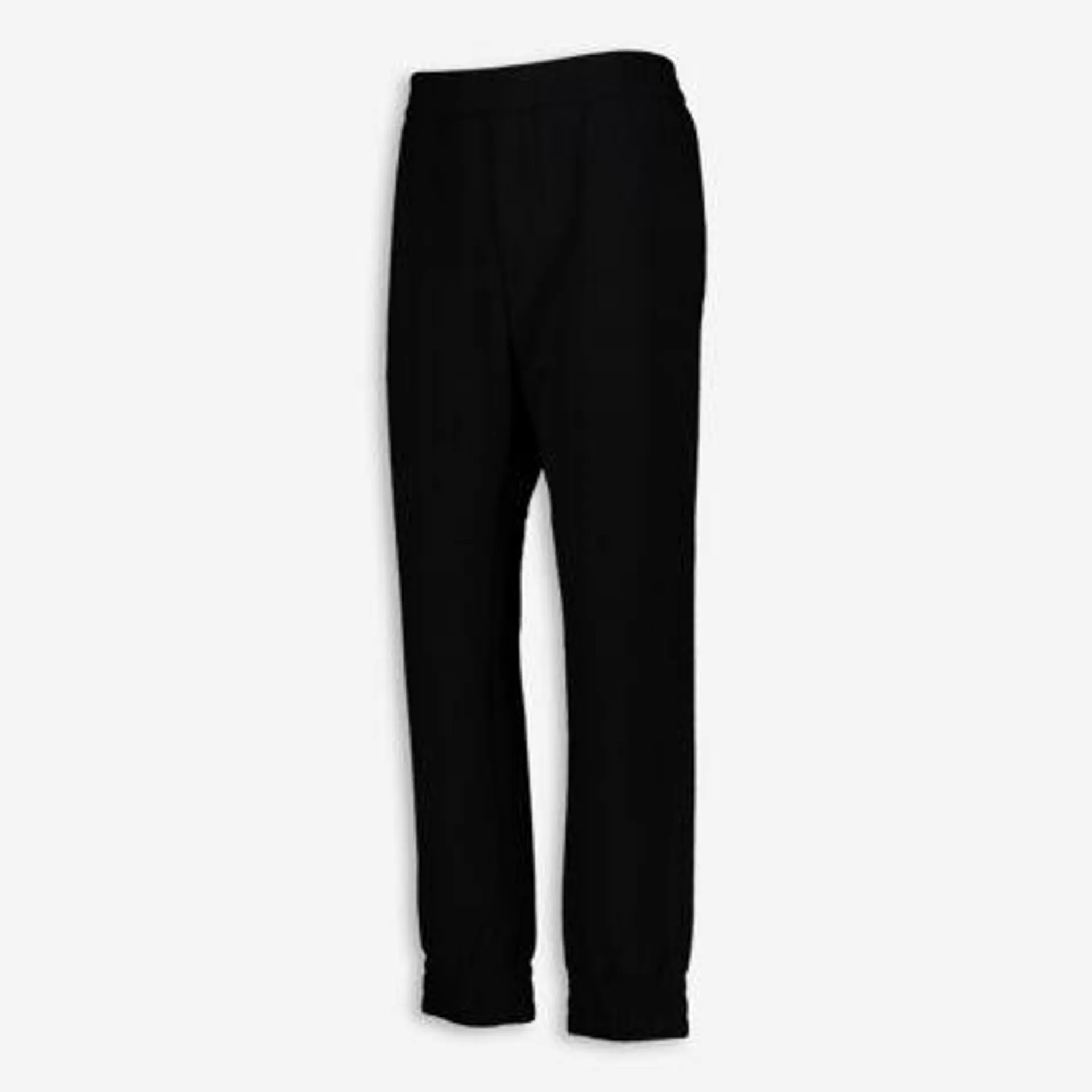 Black Textured Joggers