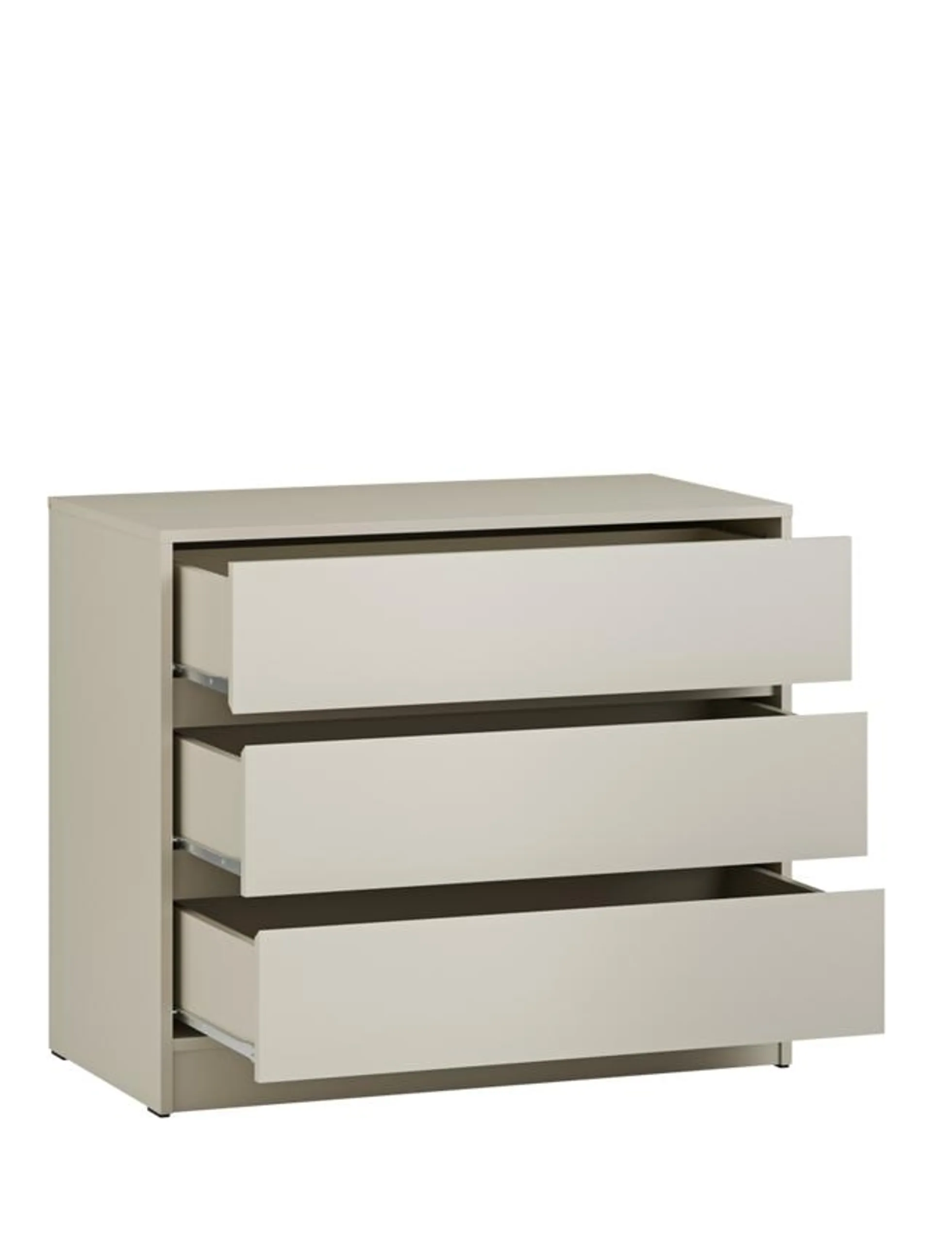 Furniture 3 Drawer Chest, Cashmere