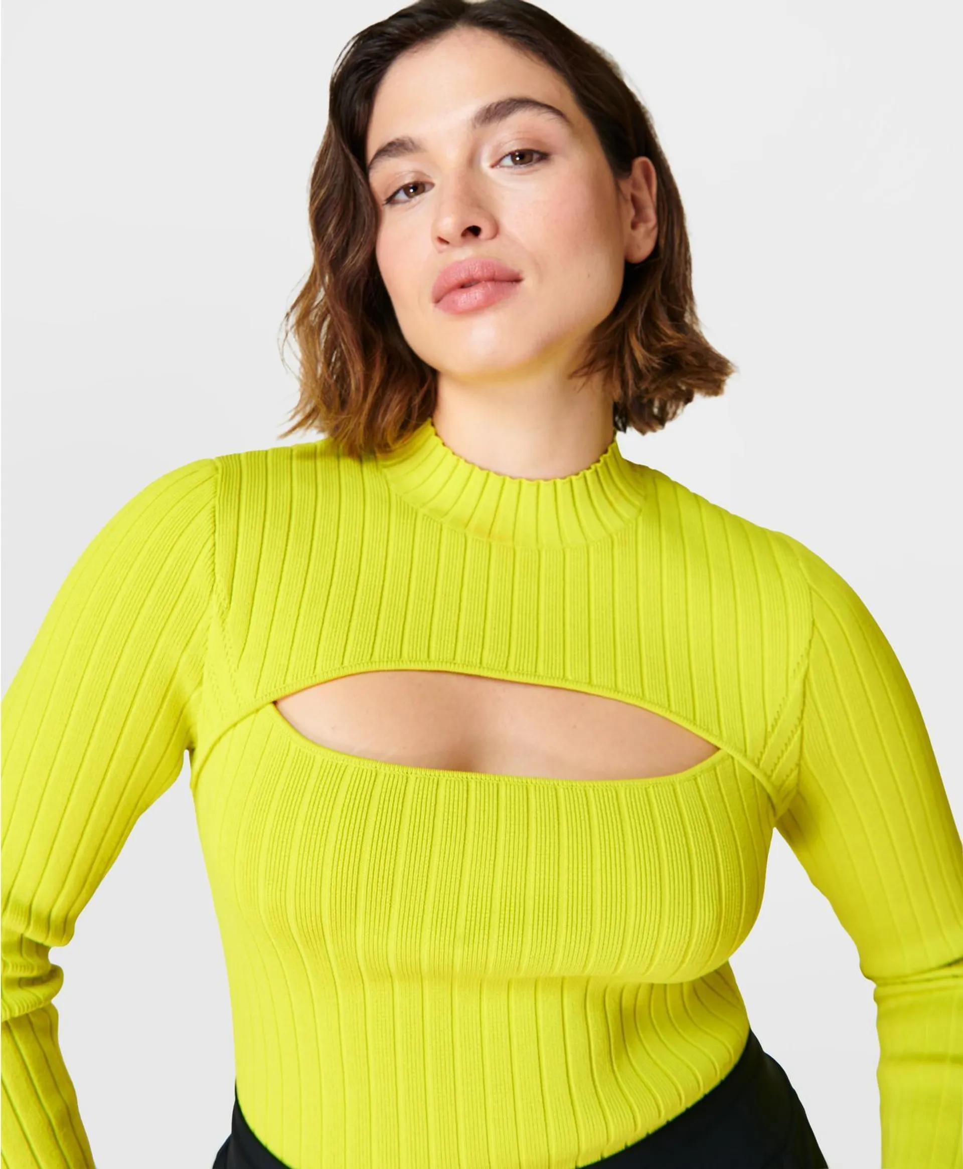 Cutaway Knitted Top