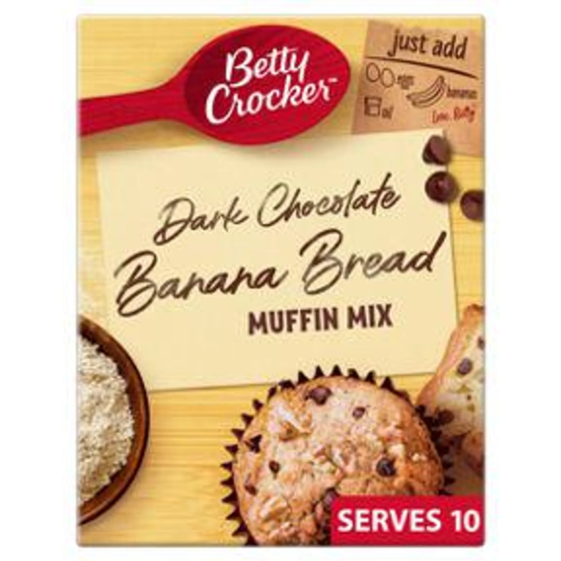 Betty Crocker Dark Chocolate Banana Bread Muffin Mix