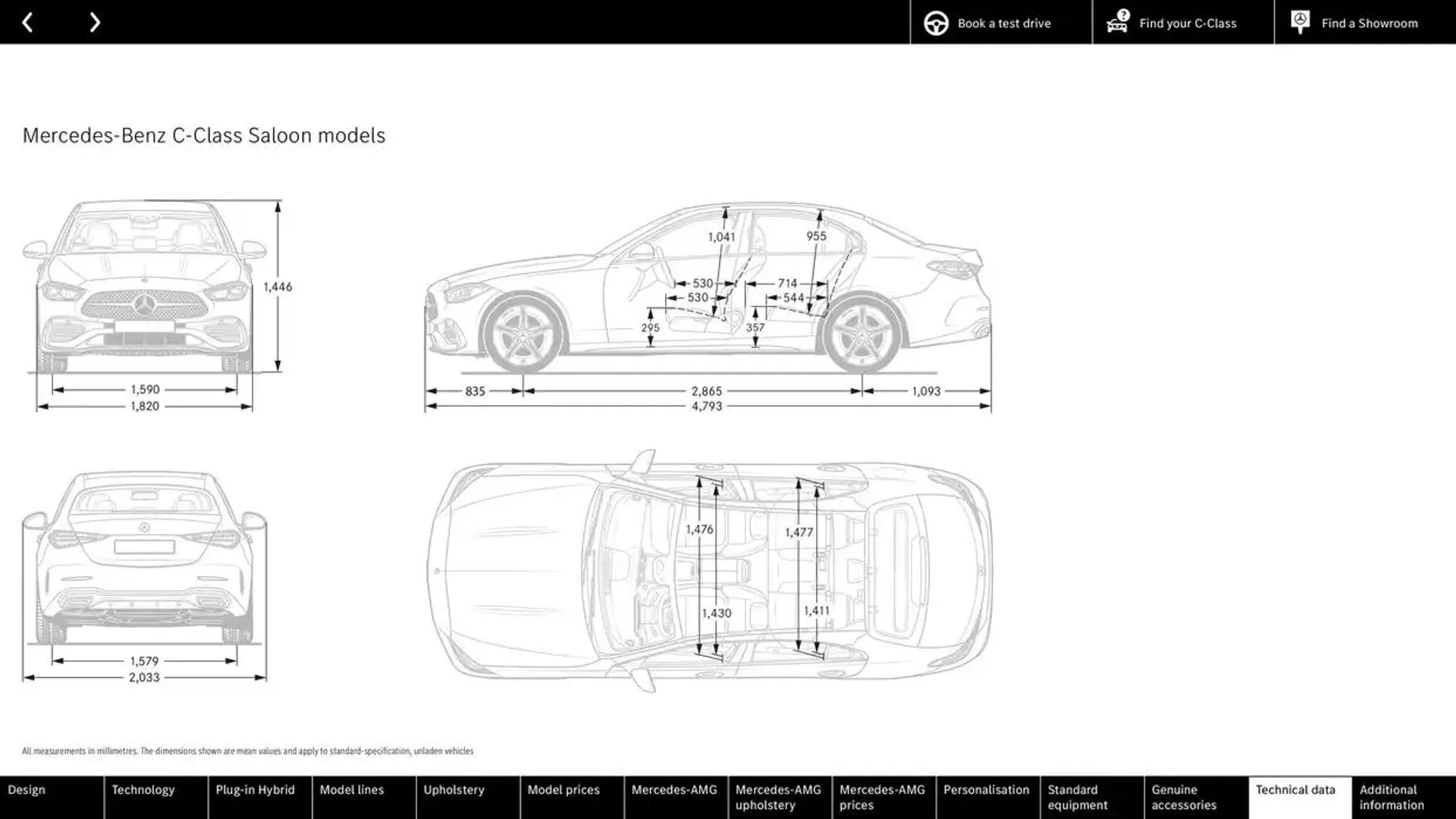 Mercedes Benz C-Class Saloon from 9 October to 9 October 2025 - Catalogue Page 76