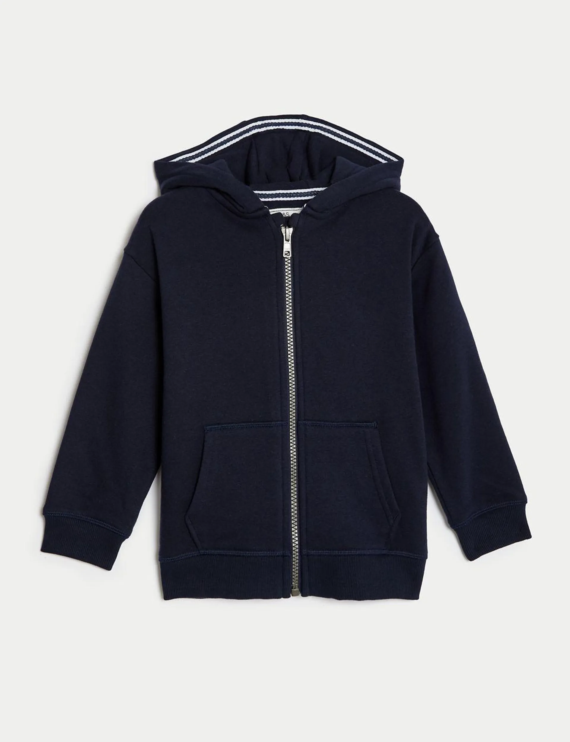 Cotton Rich Plain Hoodie (2-7 Yrs)