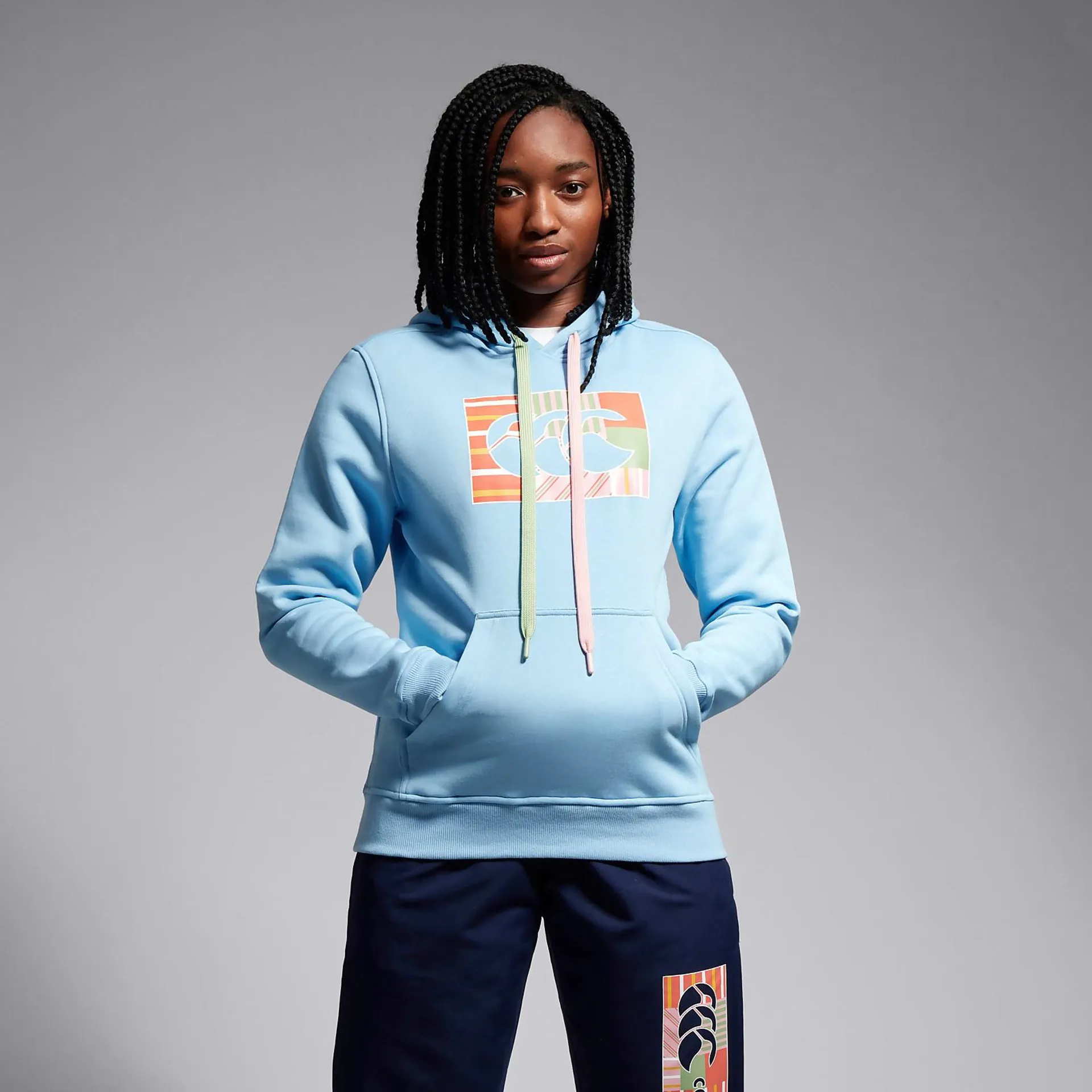 WOMENS UGLIES HOODY BLUE