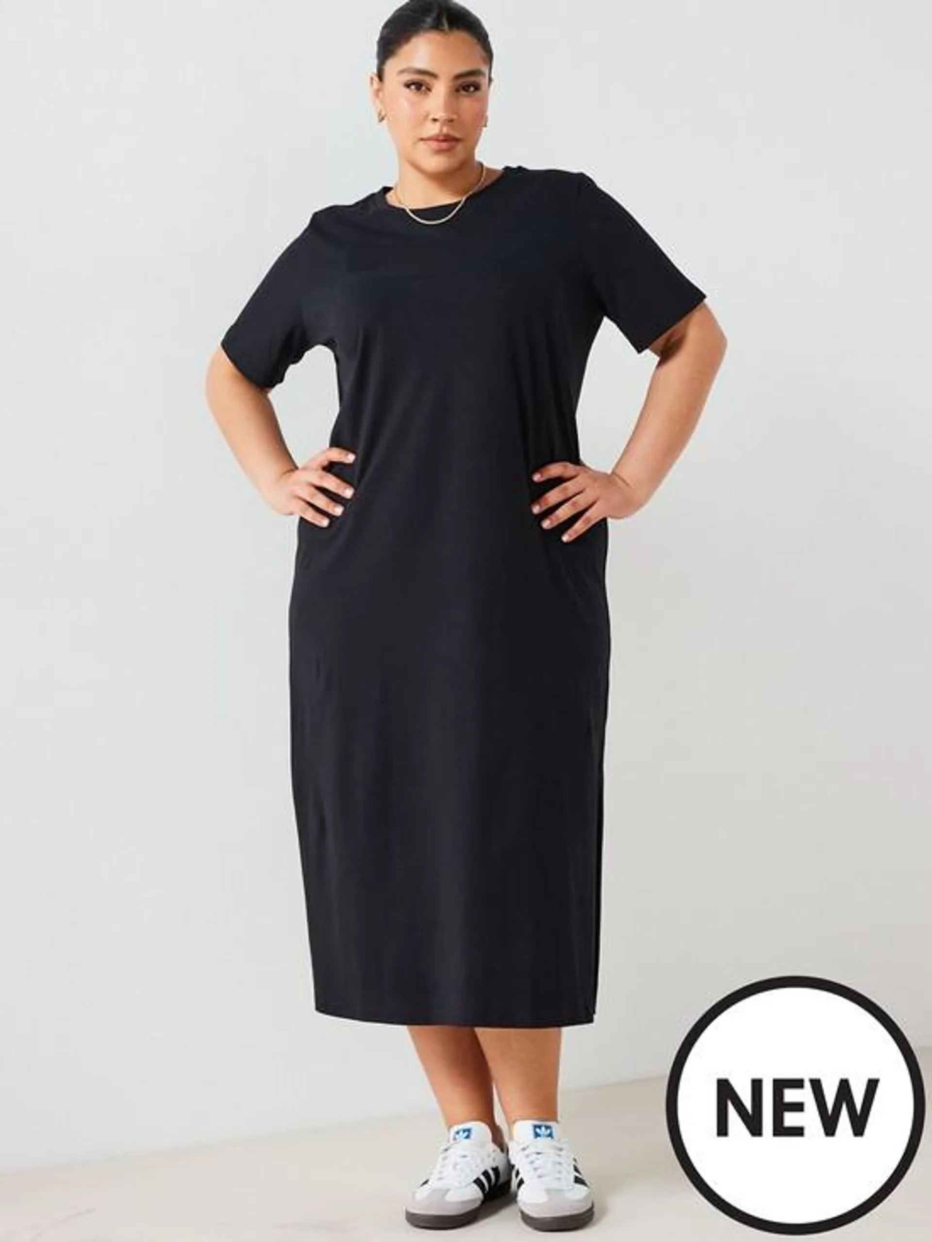 V by Very Curve Midaxi T-shirt Dress