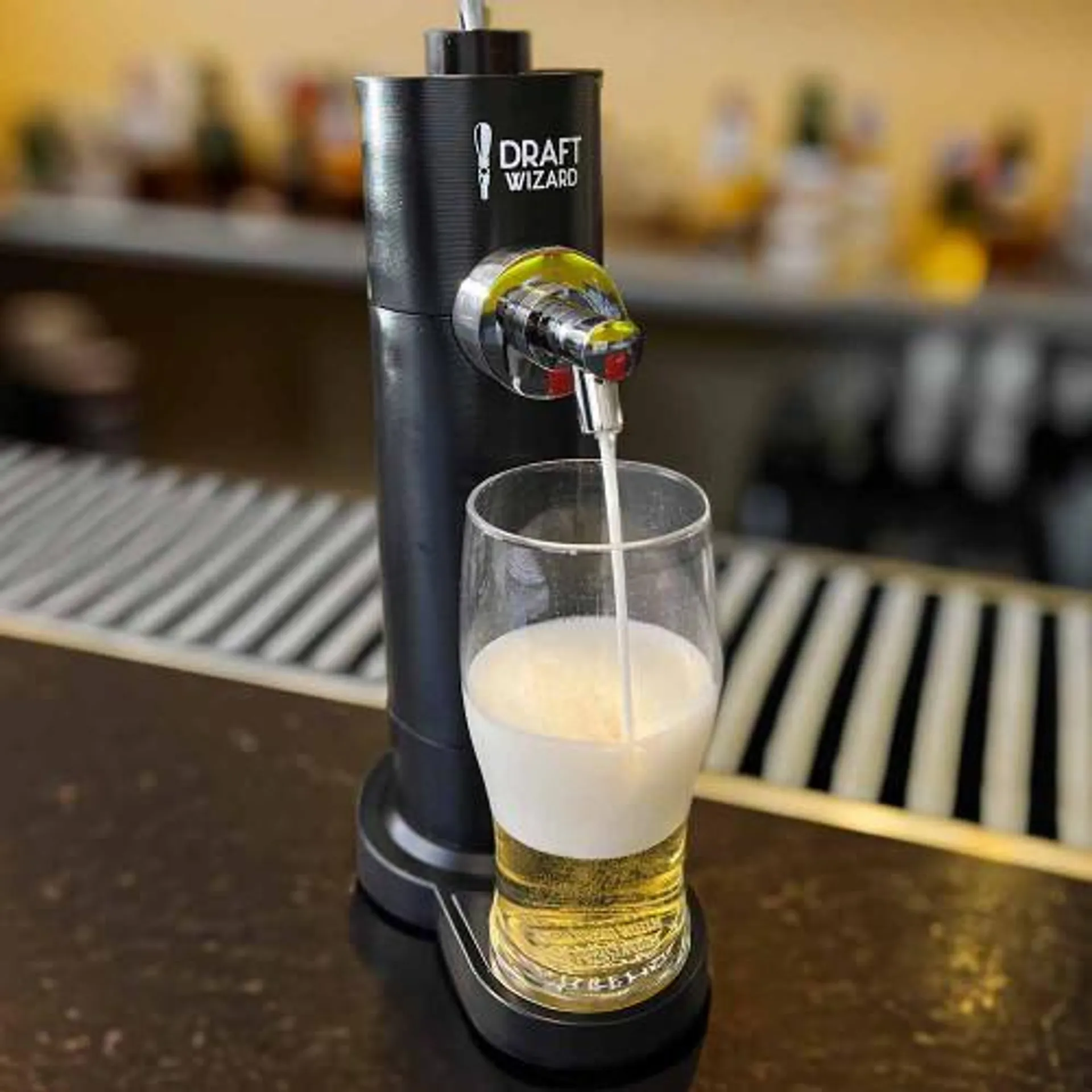 Draft Wizard Ultrasonic Frothing Beer Dispenser - Only at Menkind!