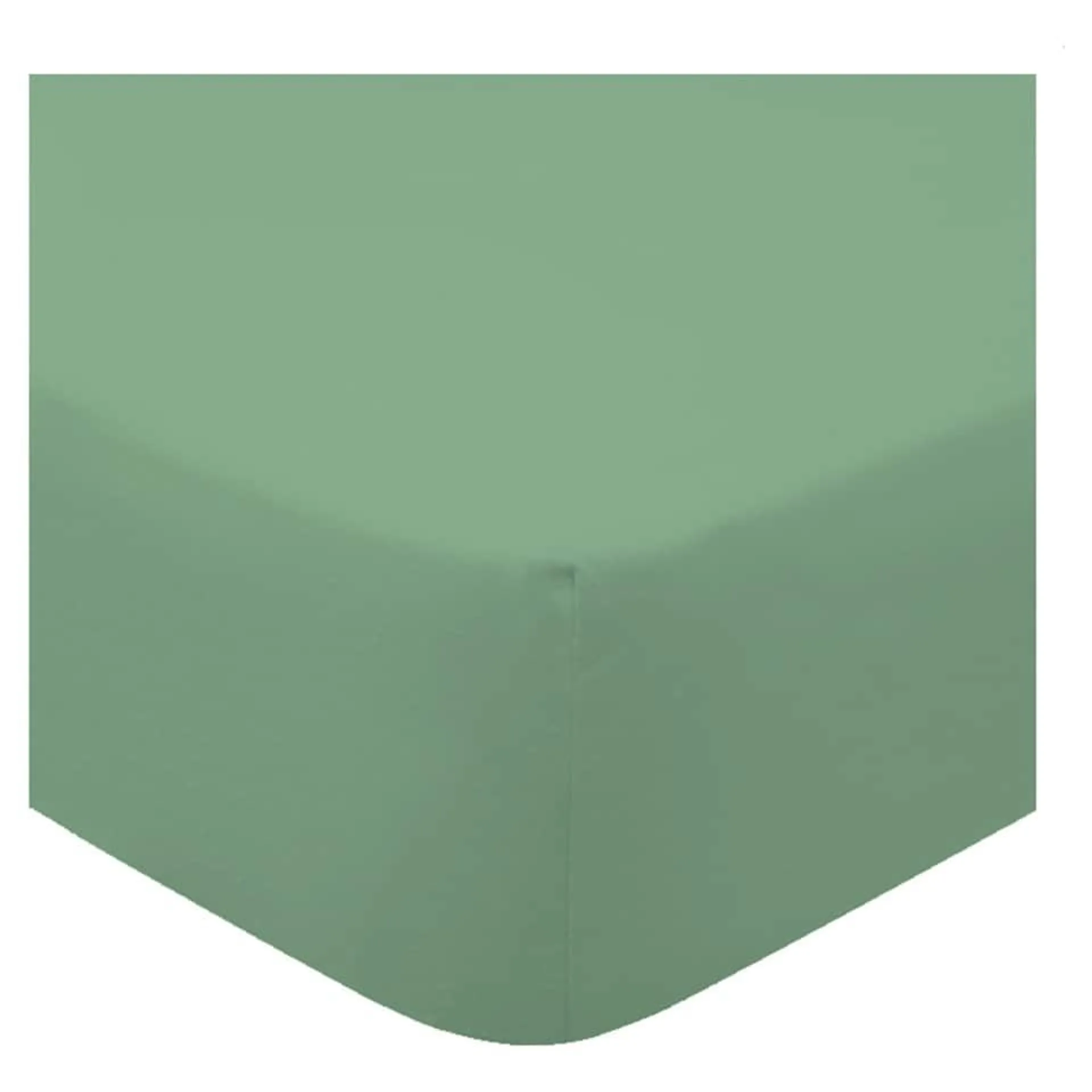 F&F Home Bedding Supersoft Green Fitted Sheet DB