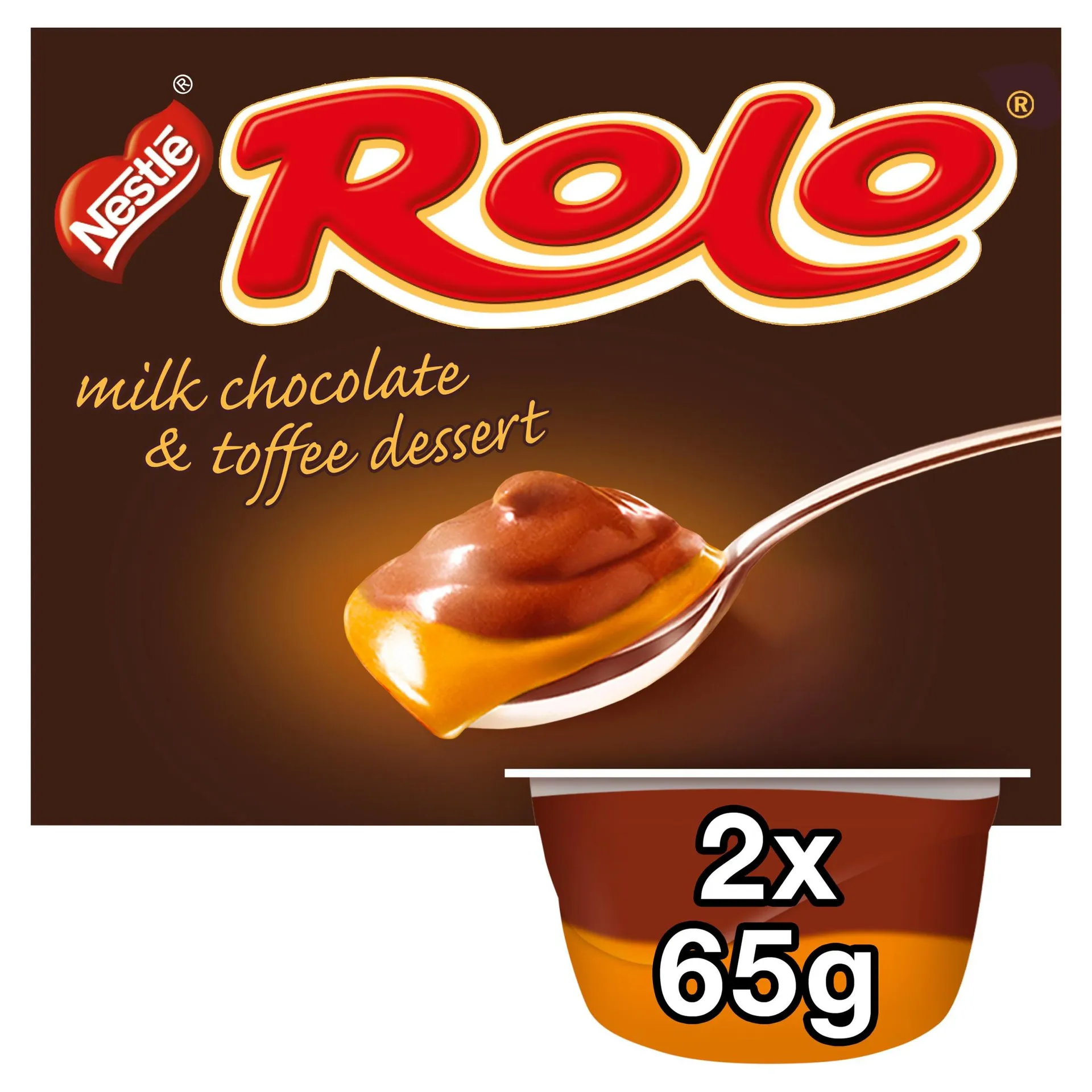 Rolo Milk Chocolate & Toffee Dessert 2 x 65g