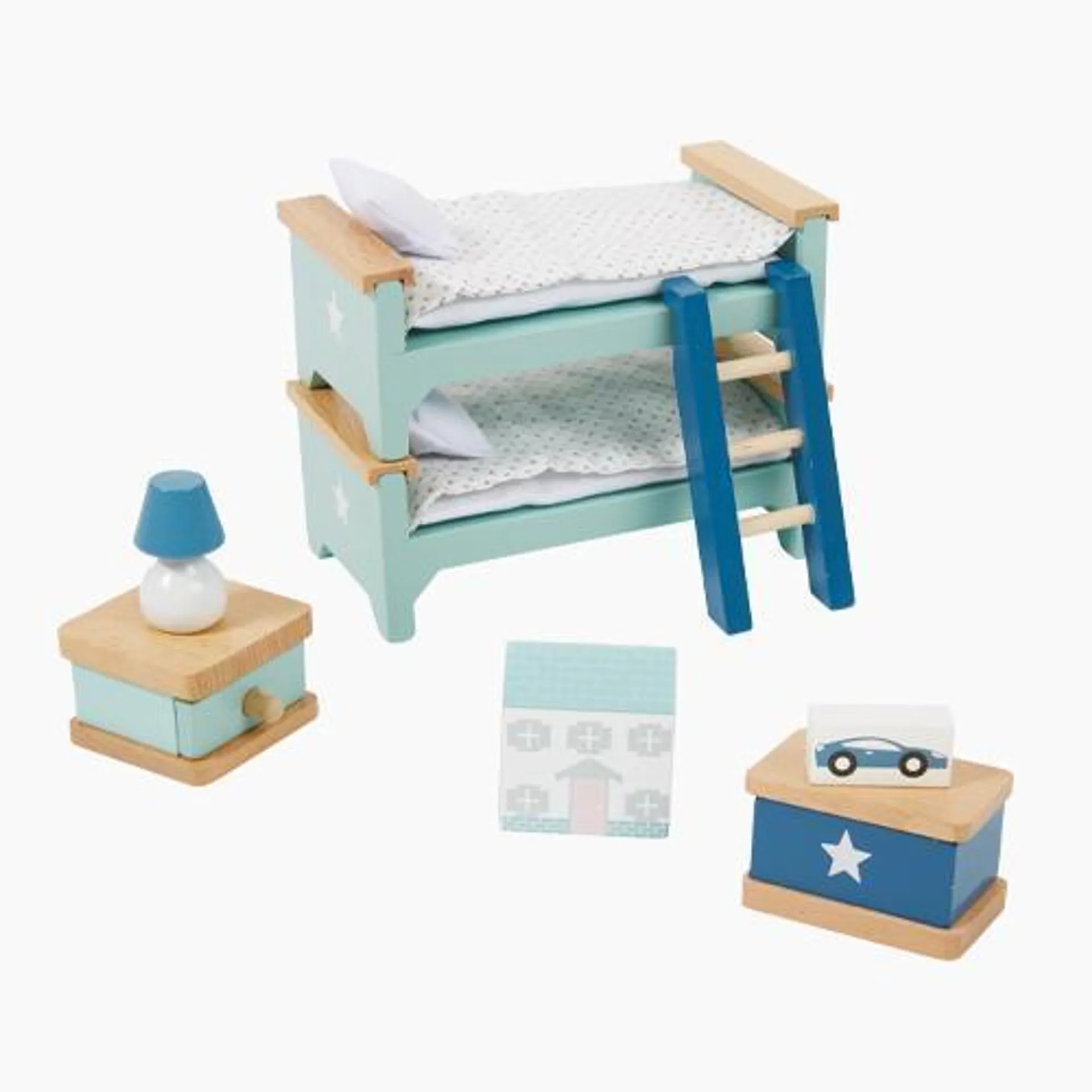 Wooden Doll’s House Furniture, Children’s Bedroom