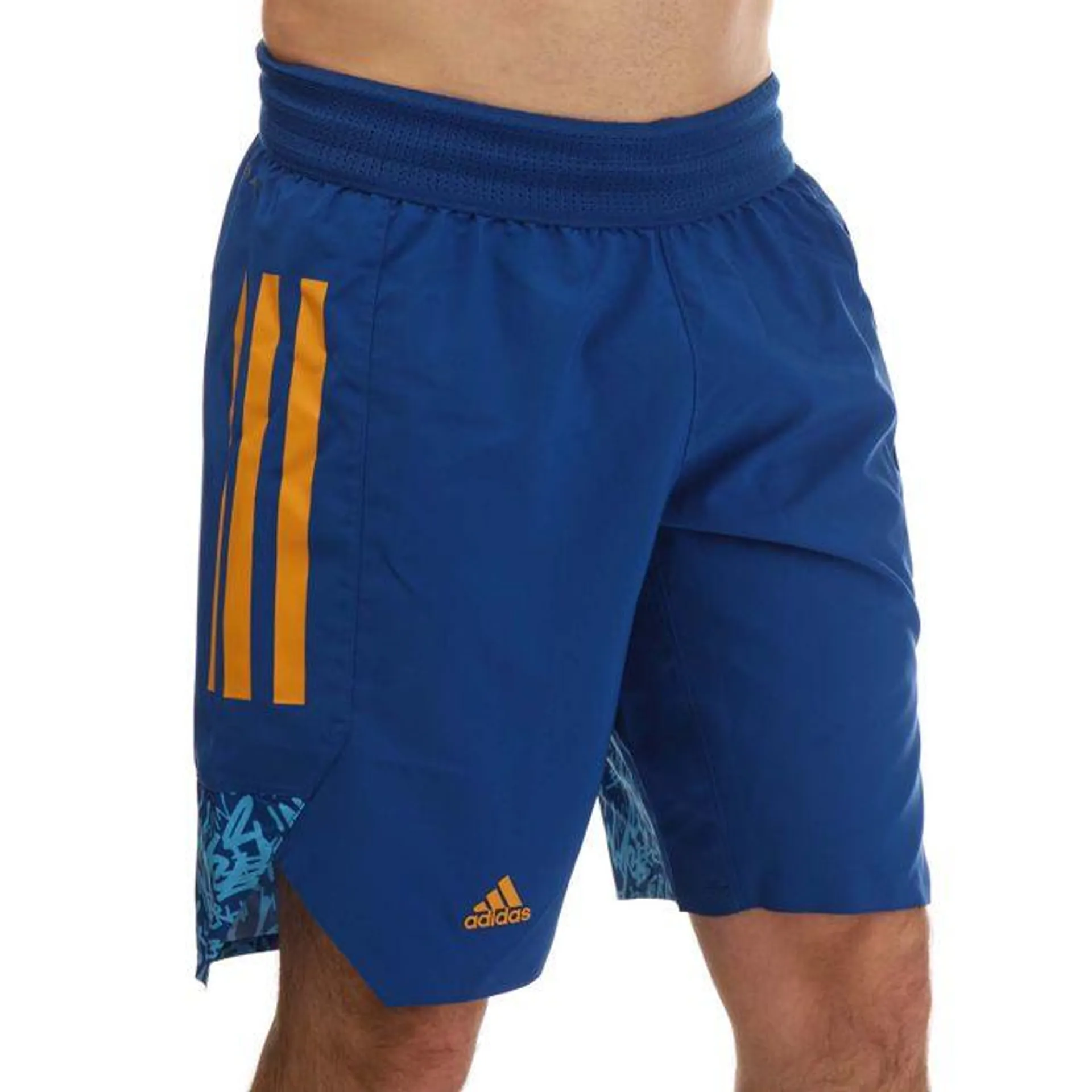 adidas Mens Basketball Shorts in Royal Blue