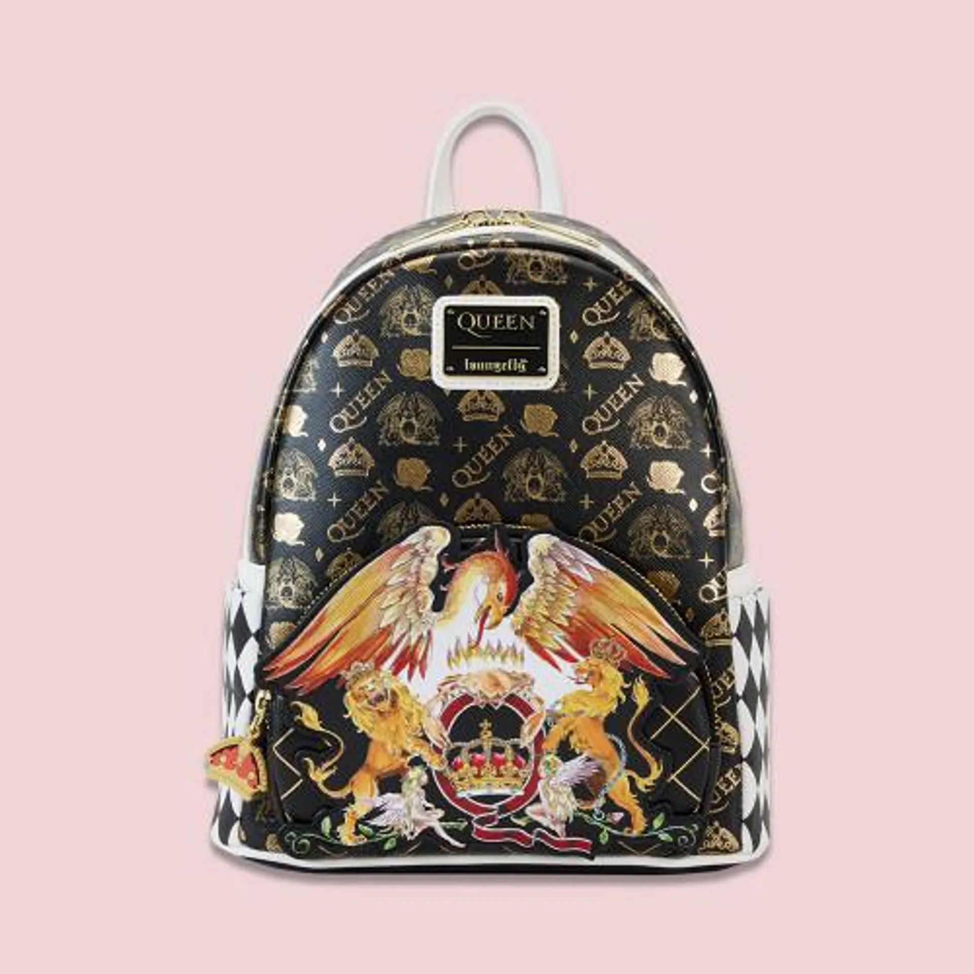 Queen Logo Crest Loungefly Mini Backpack