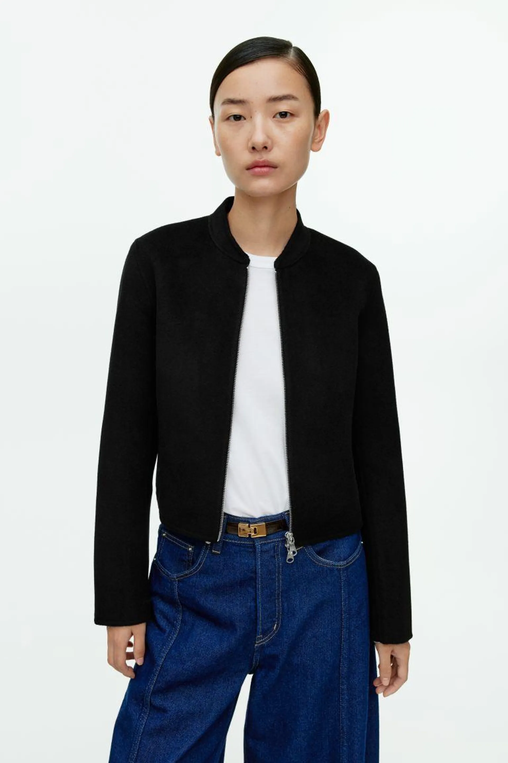 Cropped Doublé Jacket