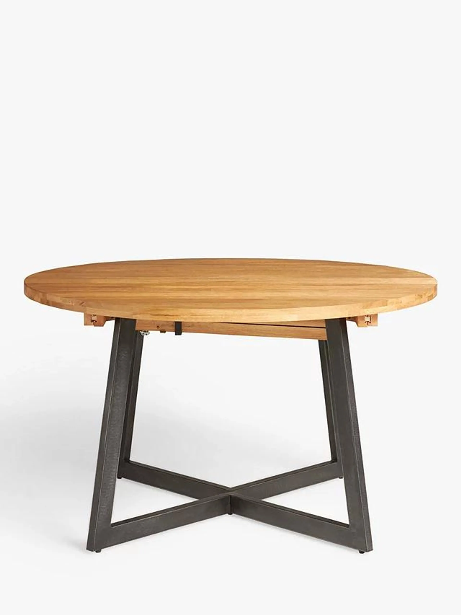 Calia 4-6 Seater Round Extending Dining Table, Oak