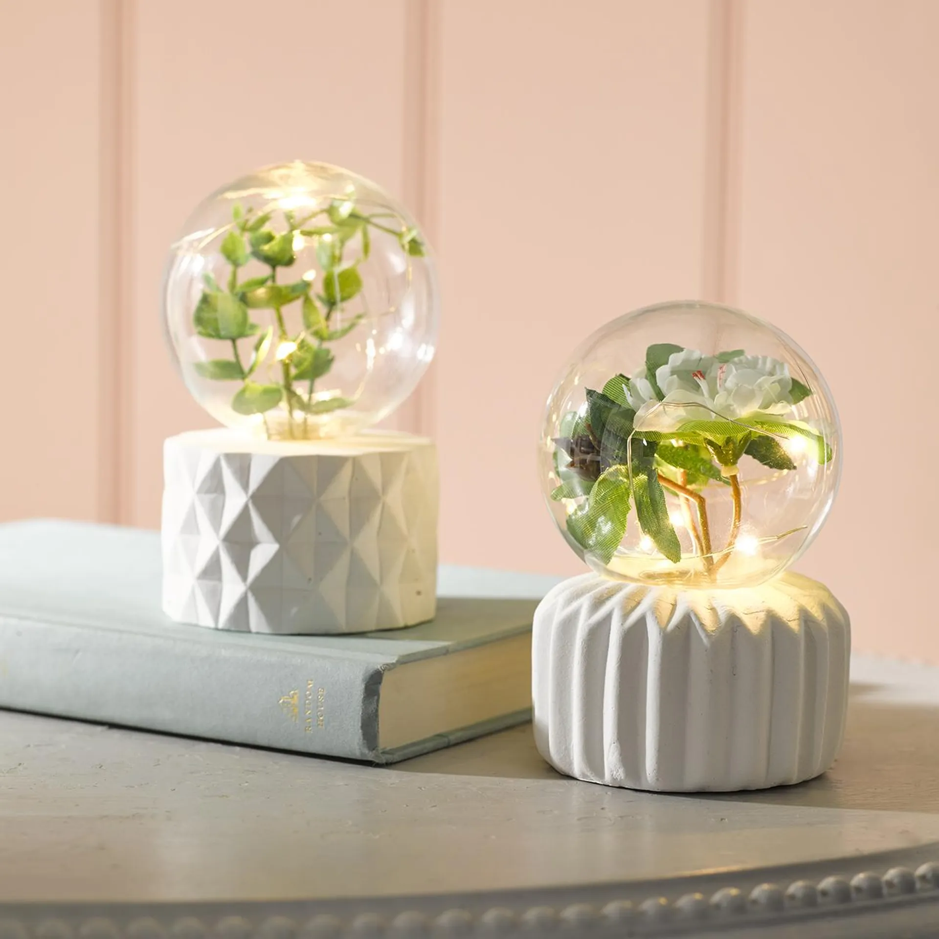 Mini Terrarium Lamps - Set of 2
