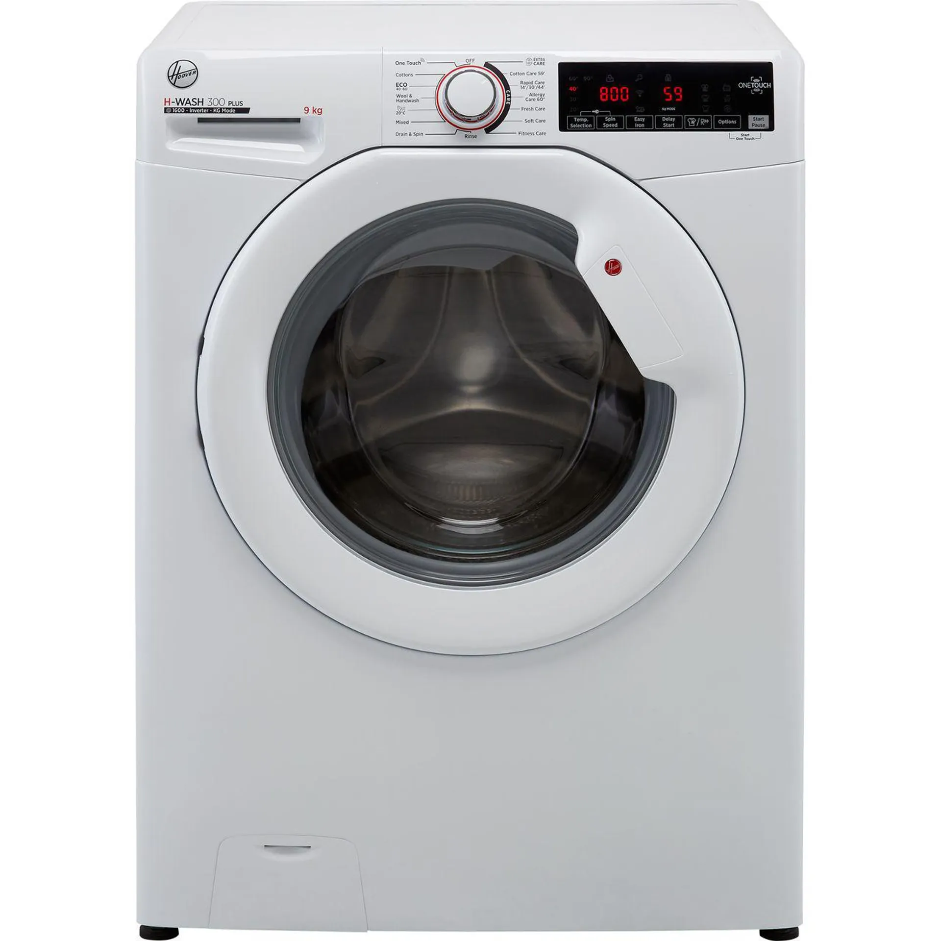 Hoover H-WASH 300 H3W69TME/1 9Kg Washing Machine with 1600 rpm - White - B Rated