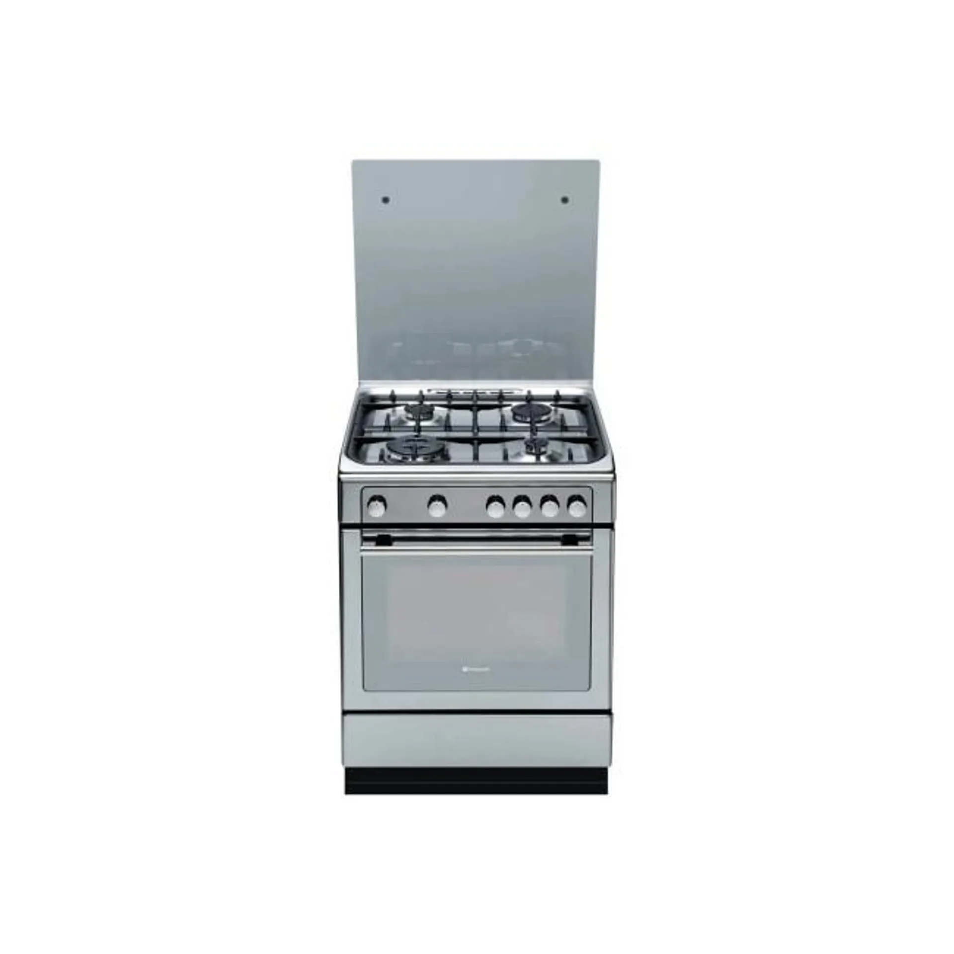 Refurbished Hotpoint Ultima DHG65SG1CX 60cm Single Oven Gas Cooker Stainless Steel