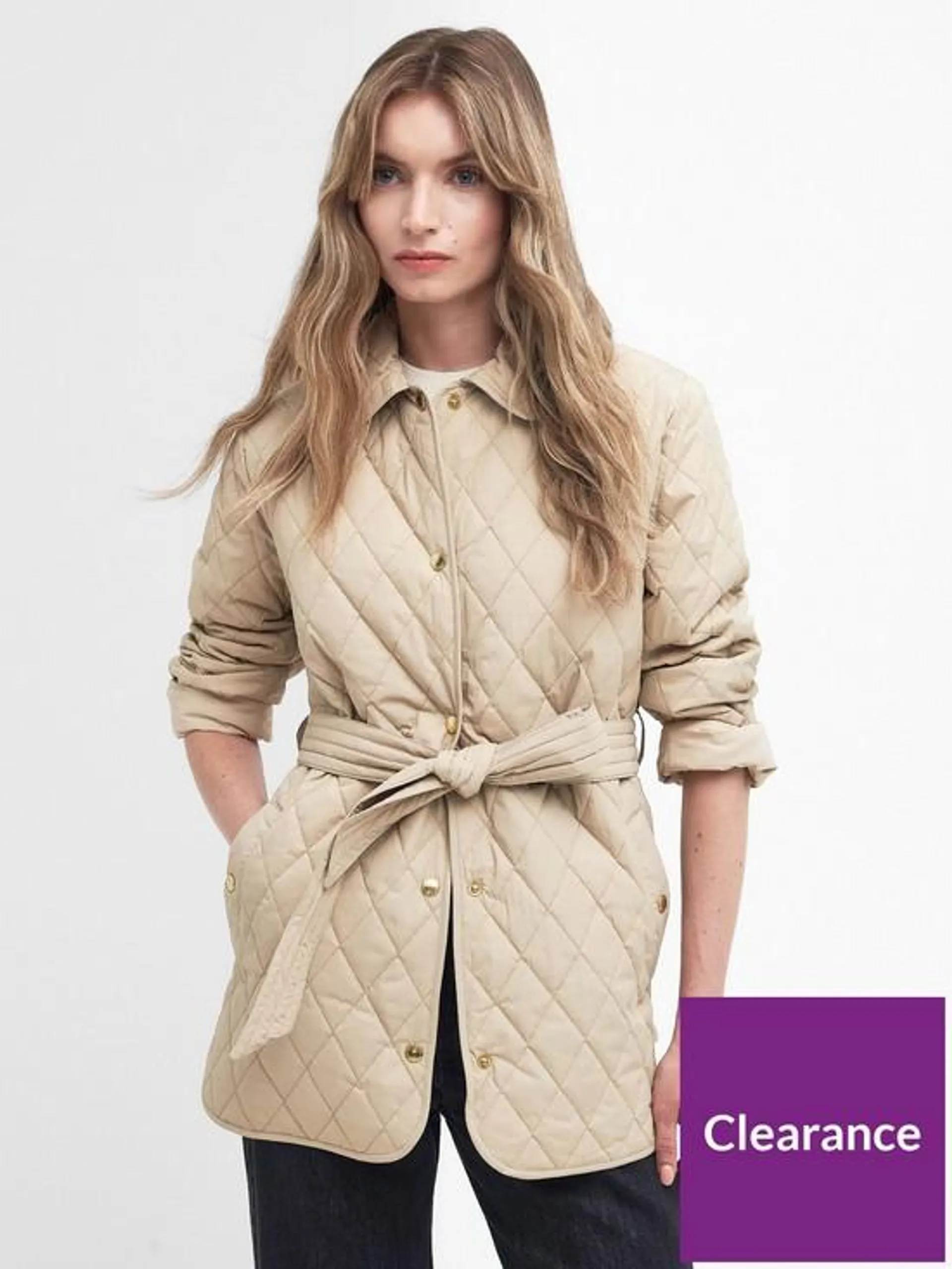 Rei Quilted Jacket- Beige