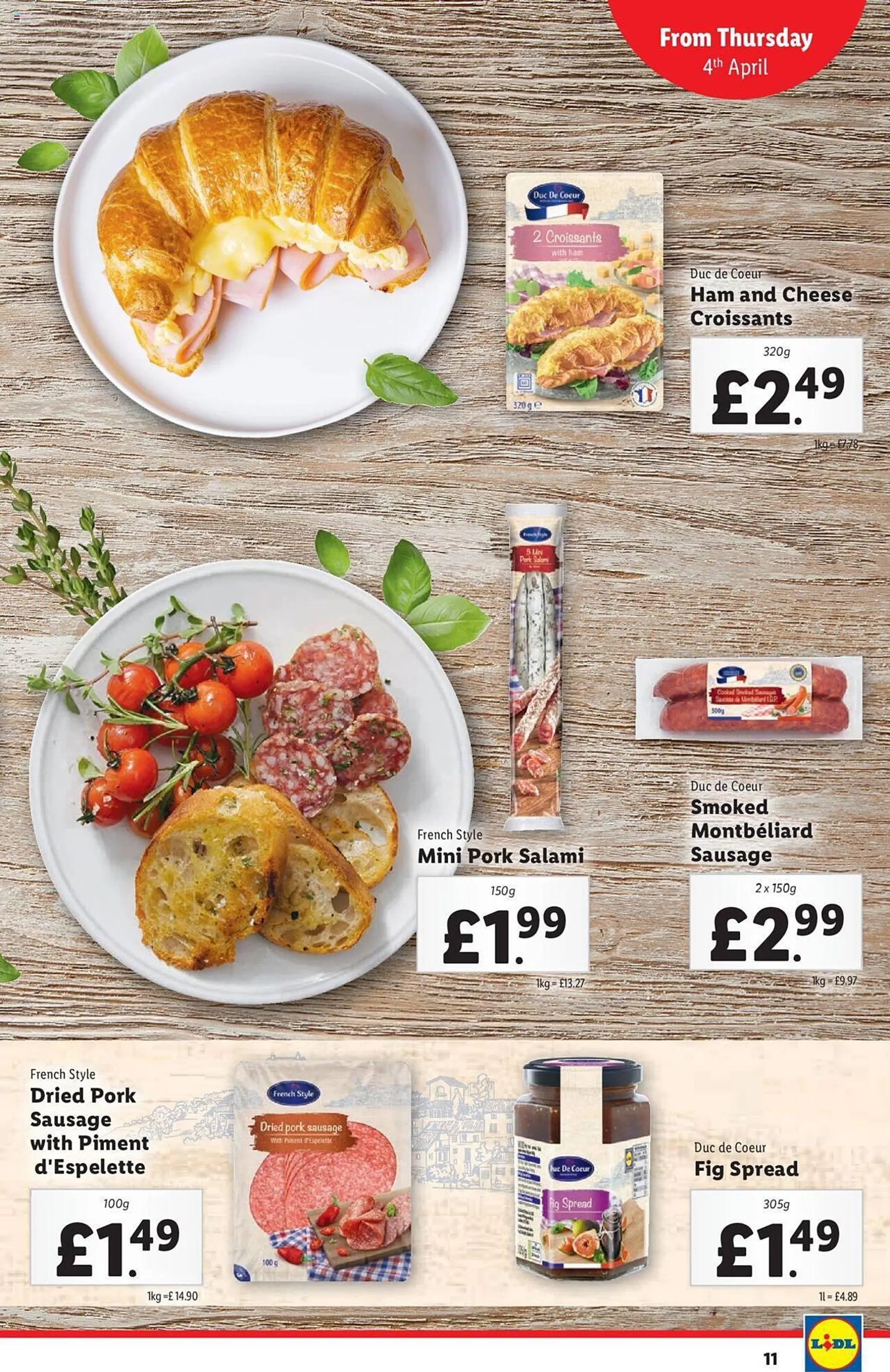 Lidl leaflet from 4 April to 10 April 2024 - Catalogue Page 11