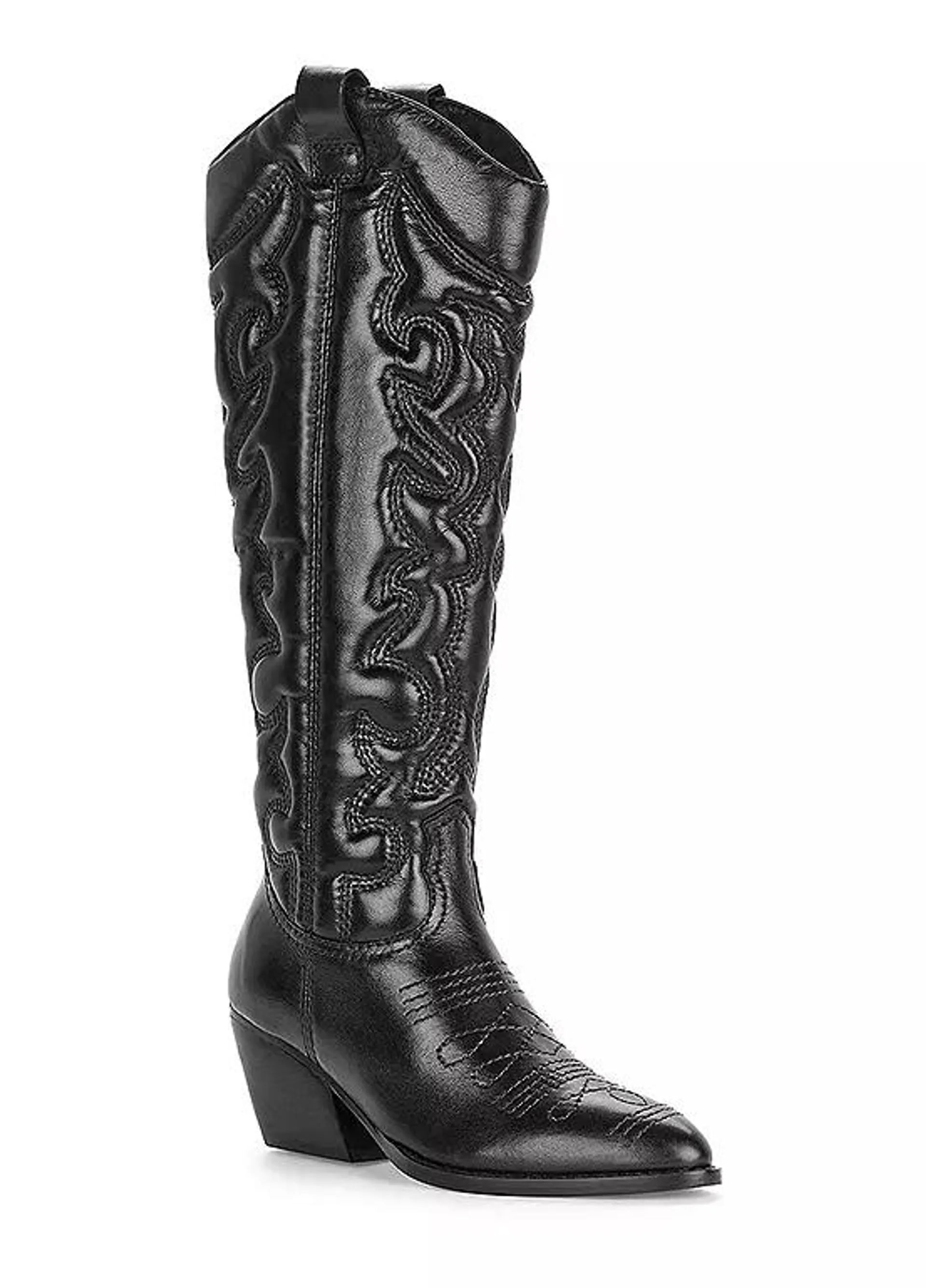 Kaleidoscope Leather Western Long Boots