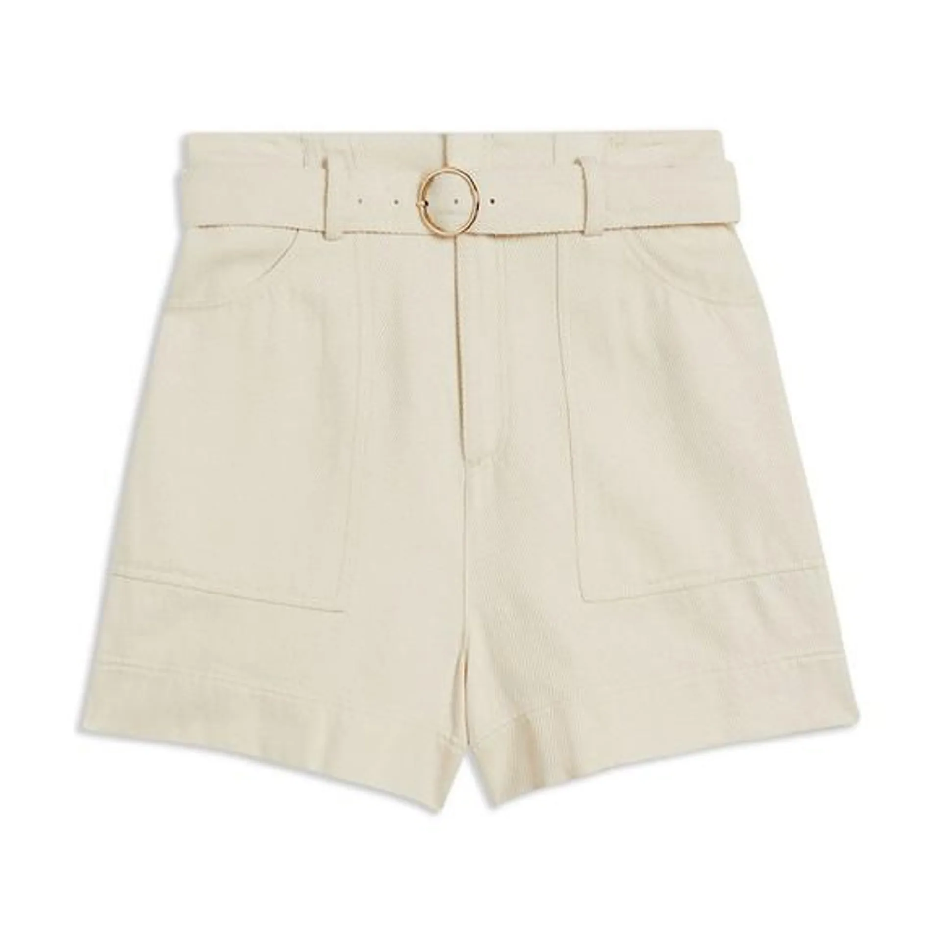 Indigow High Waisted Belted Shorts