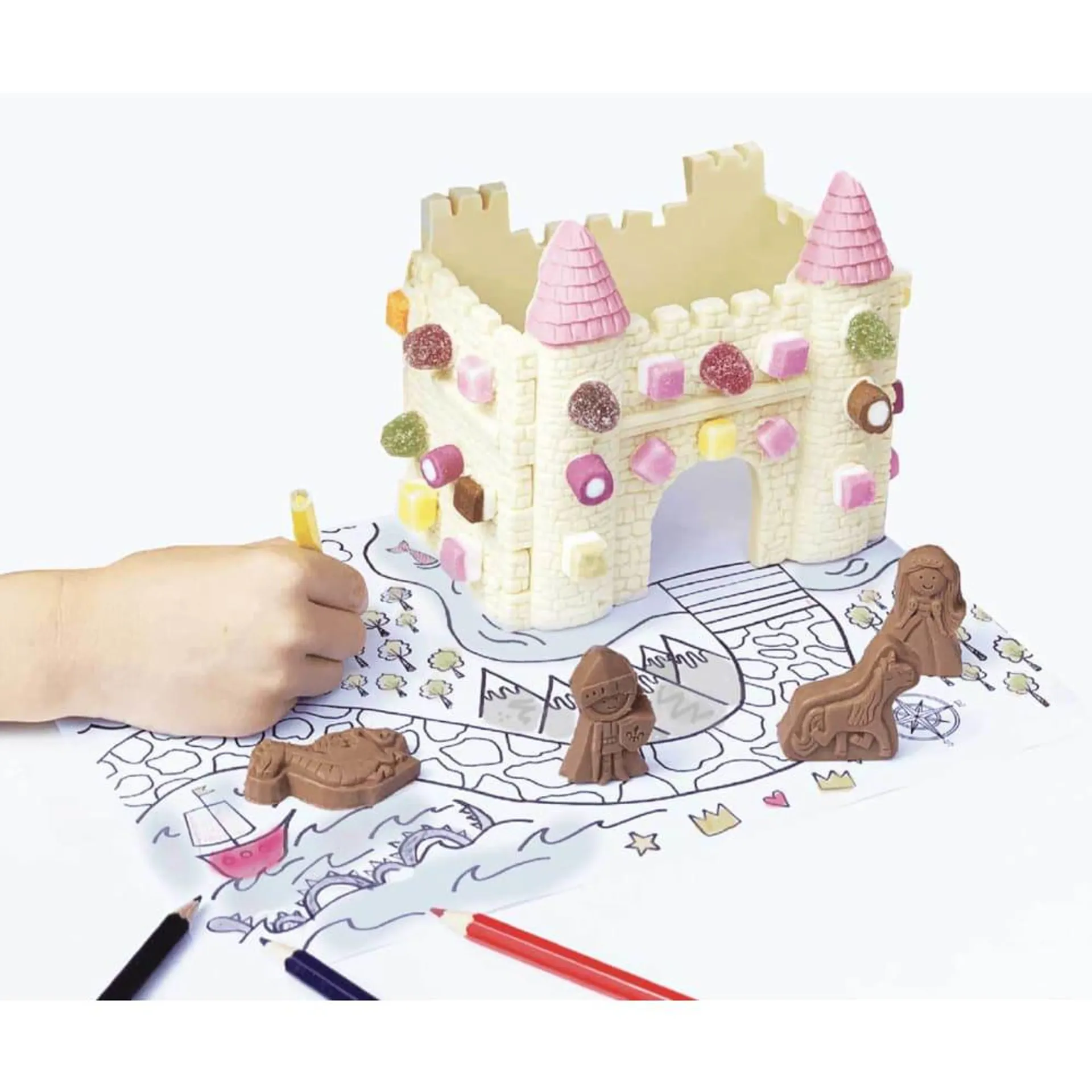 Decorate Your Own White Chocolate Castle