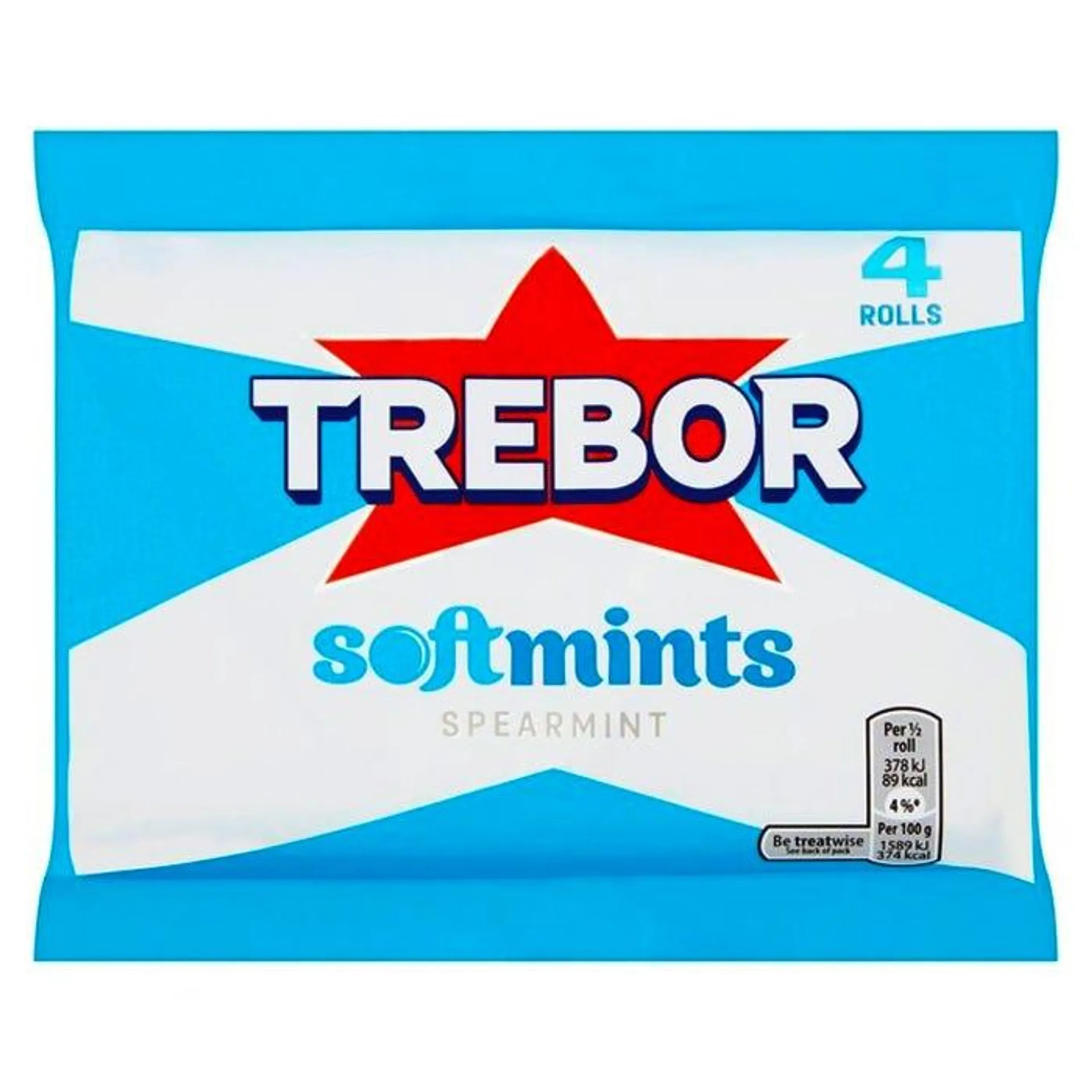 Trebor Softmints Spearmint Mints 4 Pack 179.6g