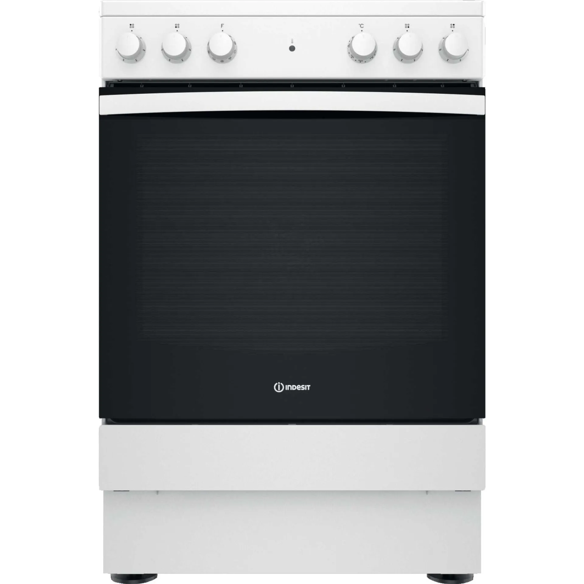 Indesit IS67V5KHW/UK Electric Cooker with Ceramic Hob - White