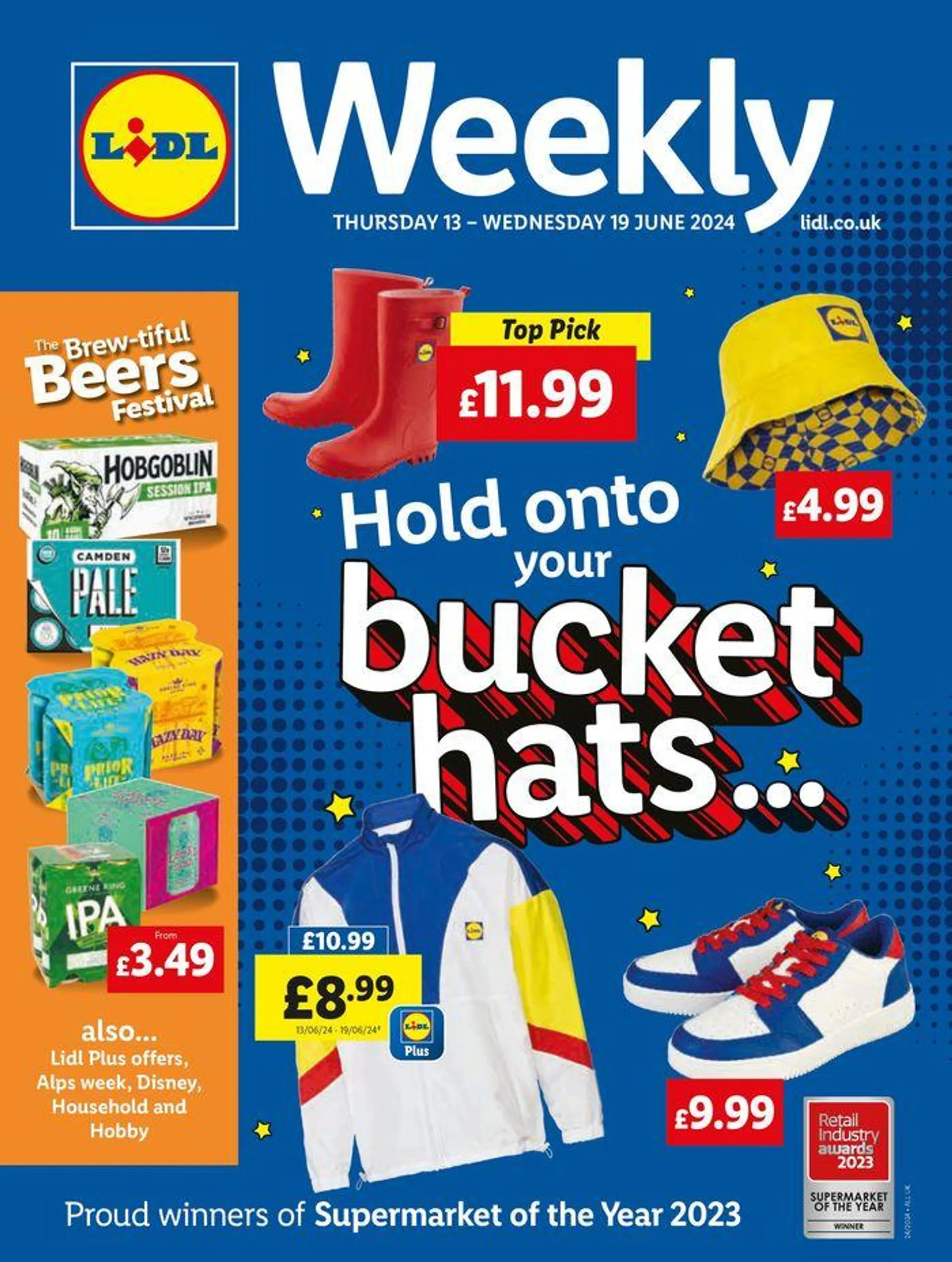 Hold Onto Your Bucket hats from 13 June to 19 June 2024 - Catalogue Page 1