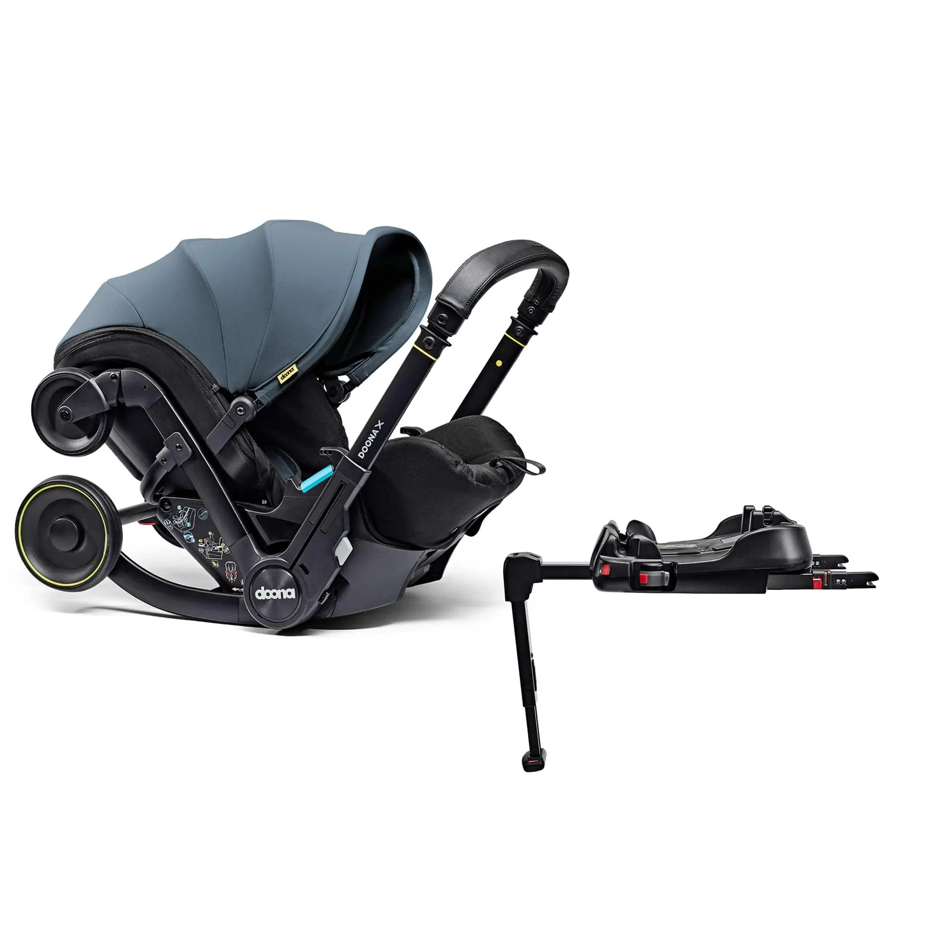 Doona X Infant Car Seat Stroller & X Isofix Base Ocean Blue