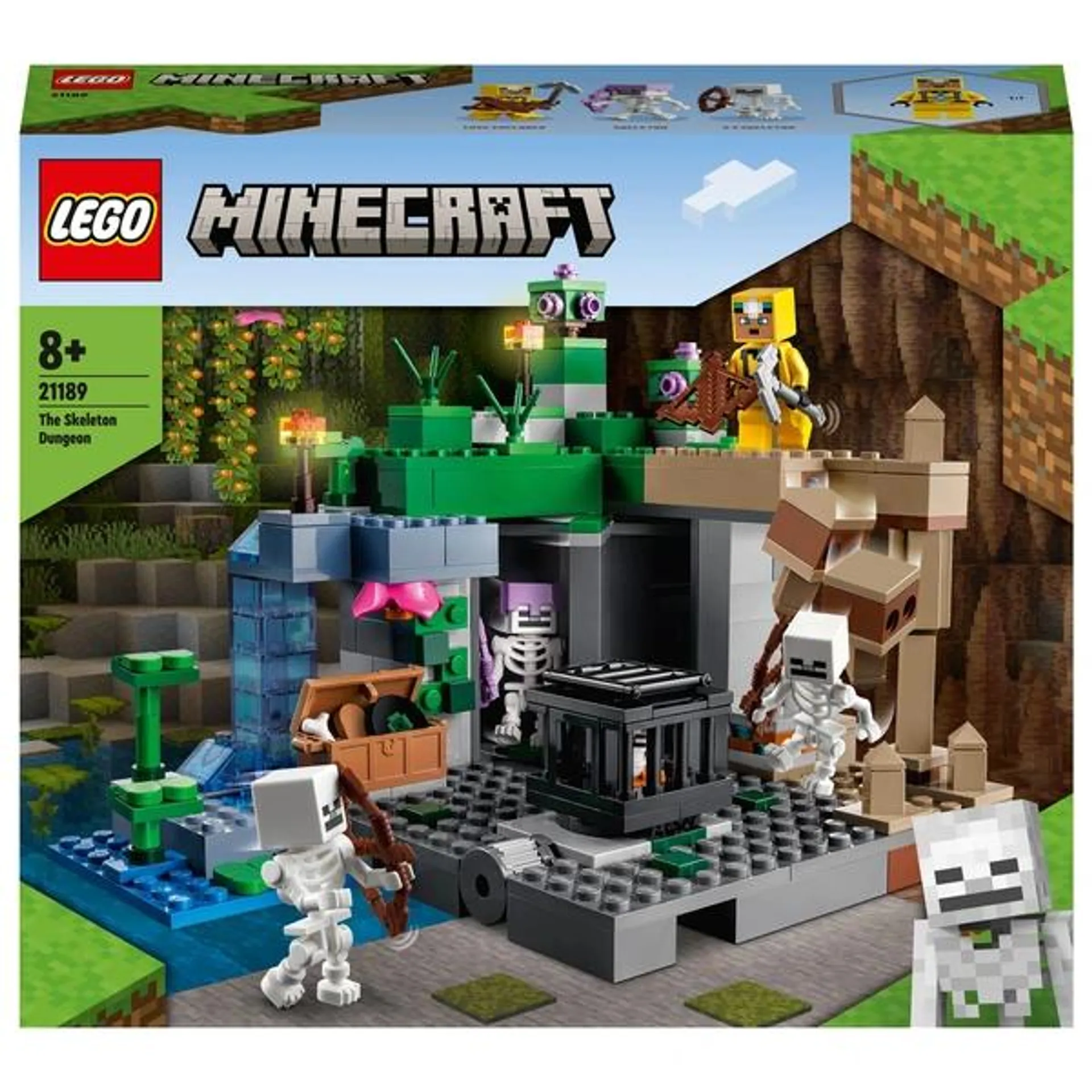 LEGO Minecraft 21189 The Skeleton Dungeon Buildable Toy