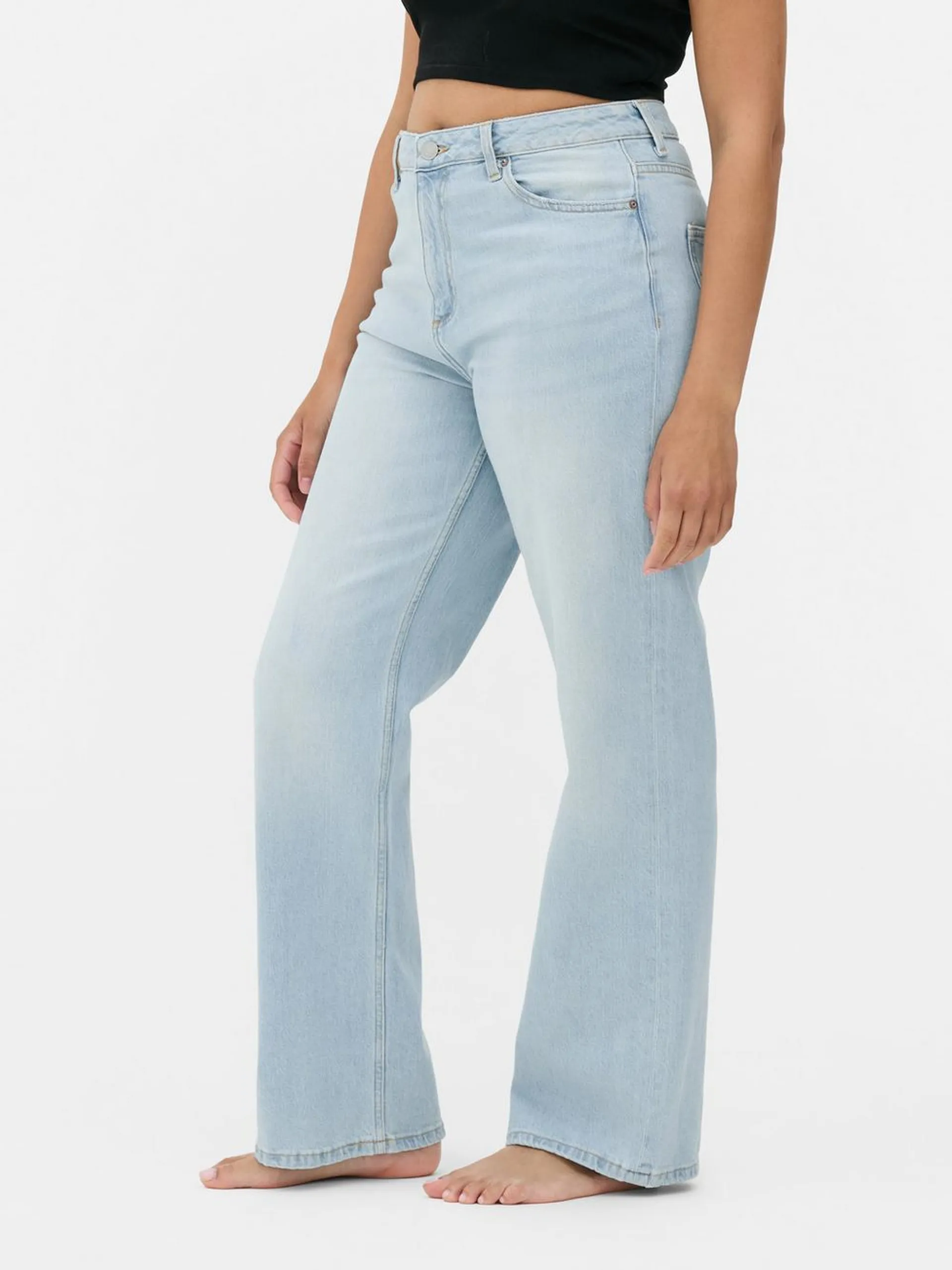Straight Leg Denim Jeans | Regular
