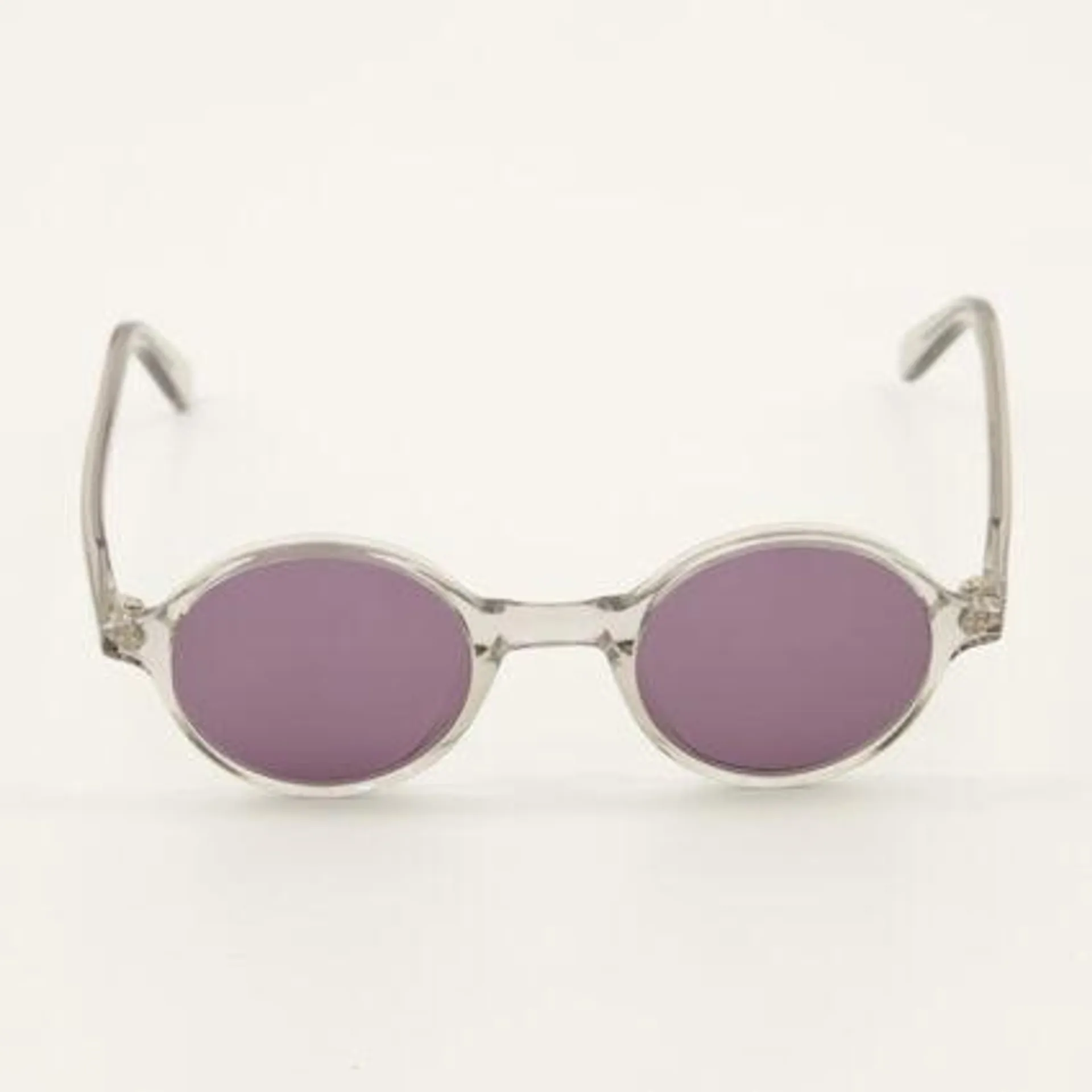 Grey Onslow Round Sunglasses