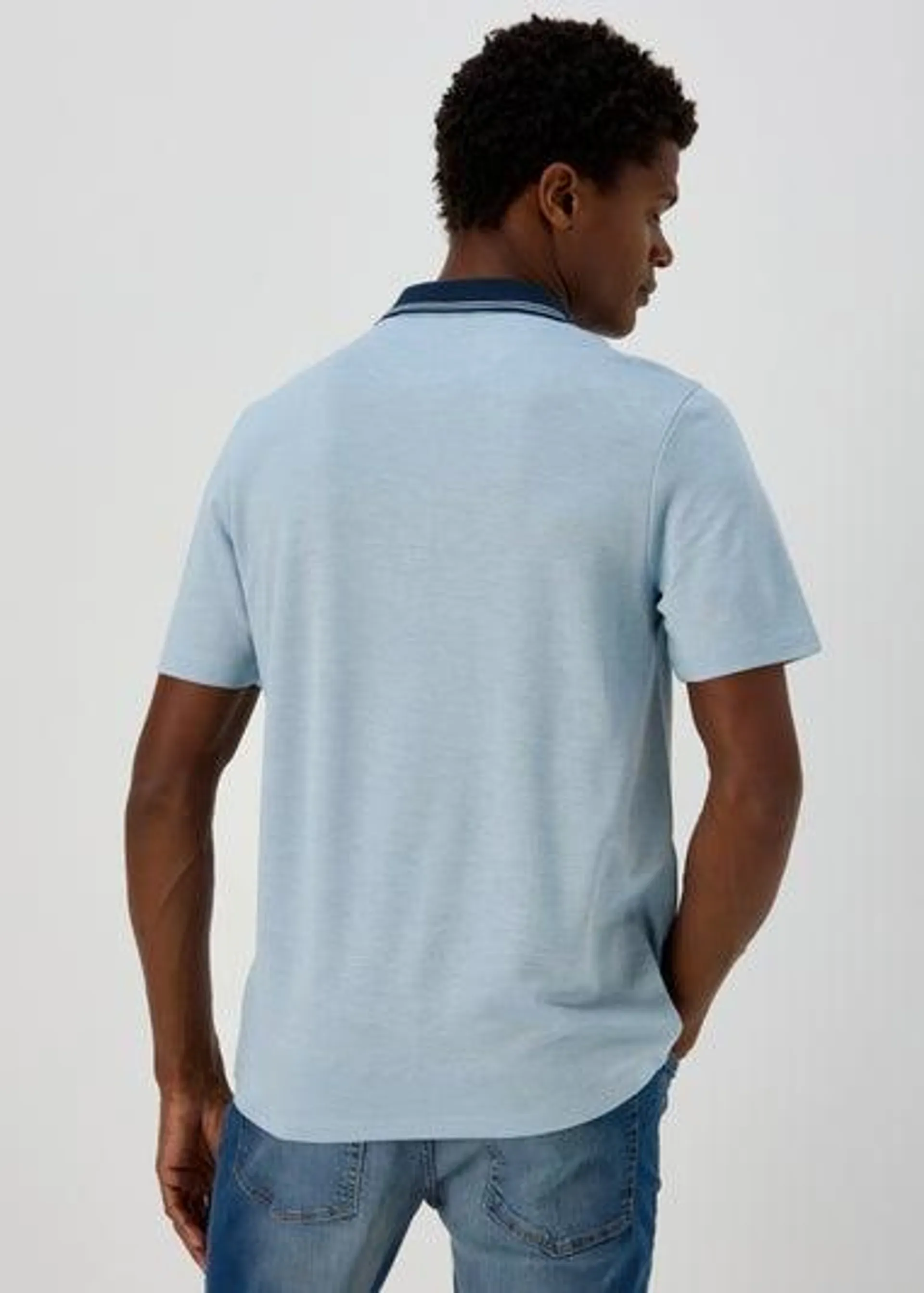 Blue Smart Polo Shirt