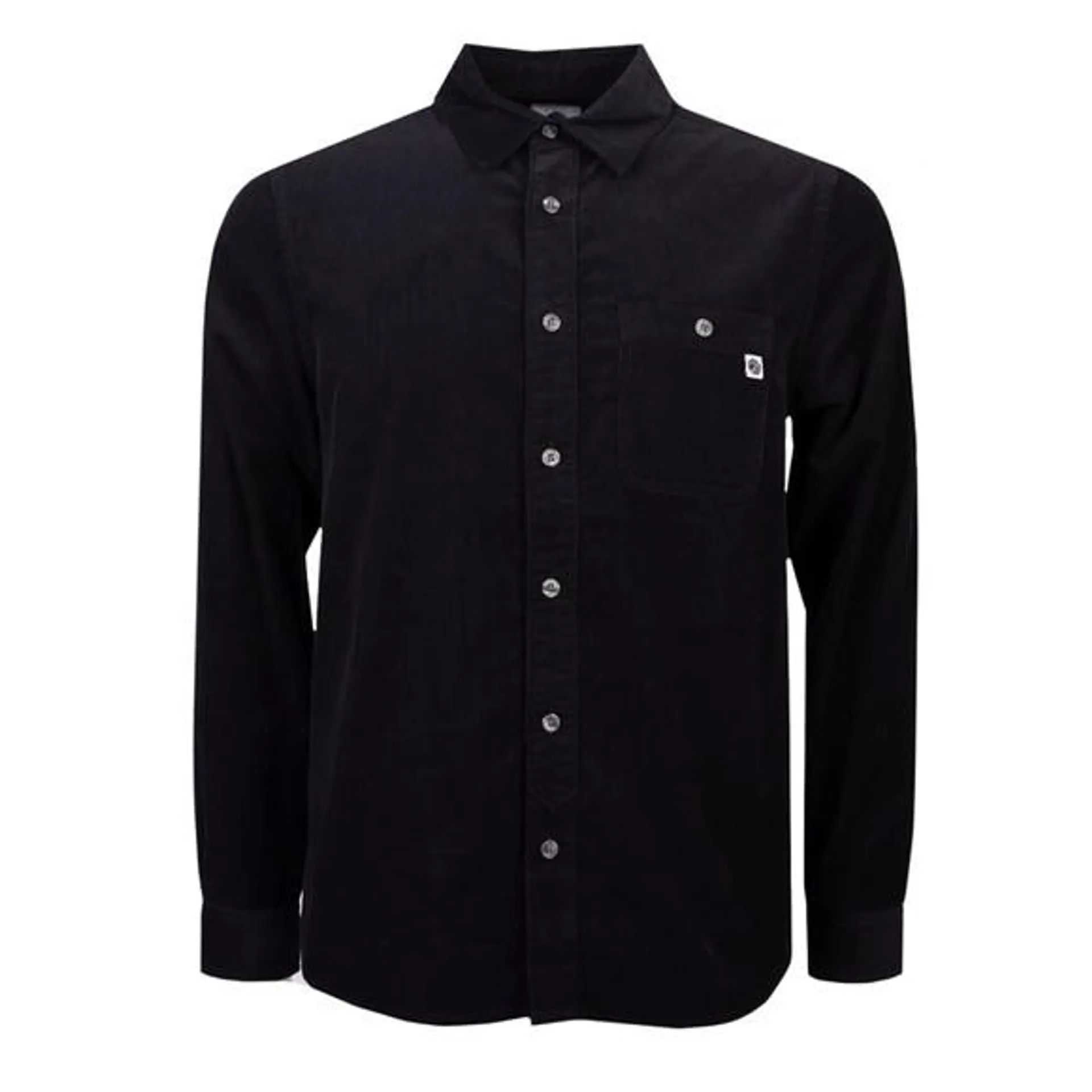 Mens Black Stolberg Cord Shirt