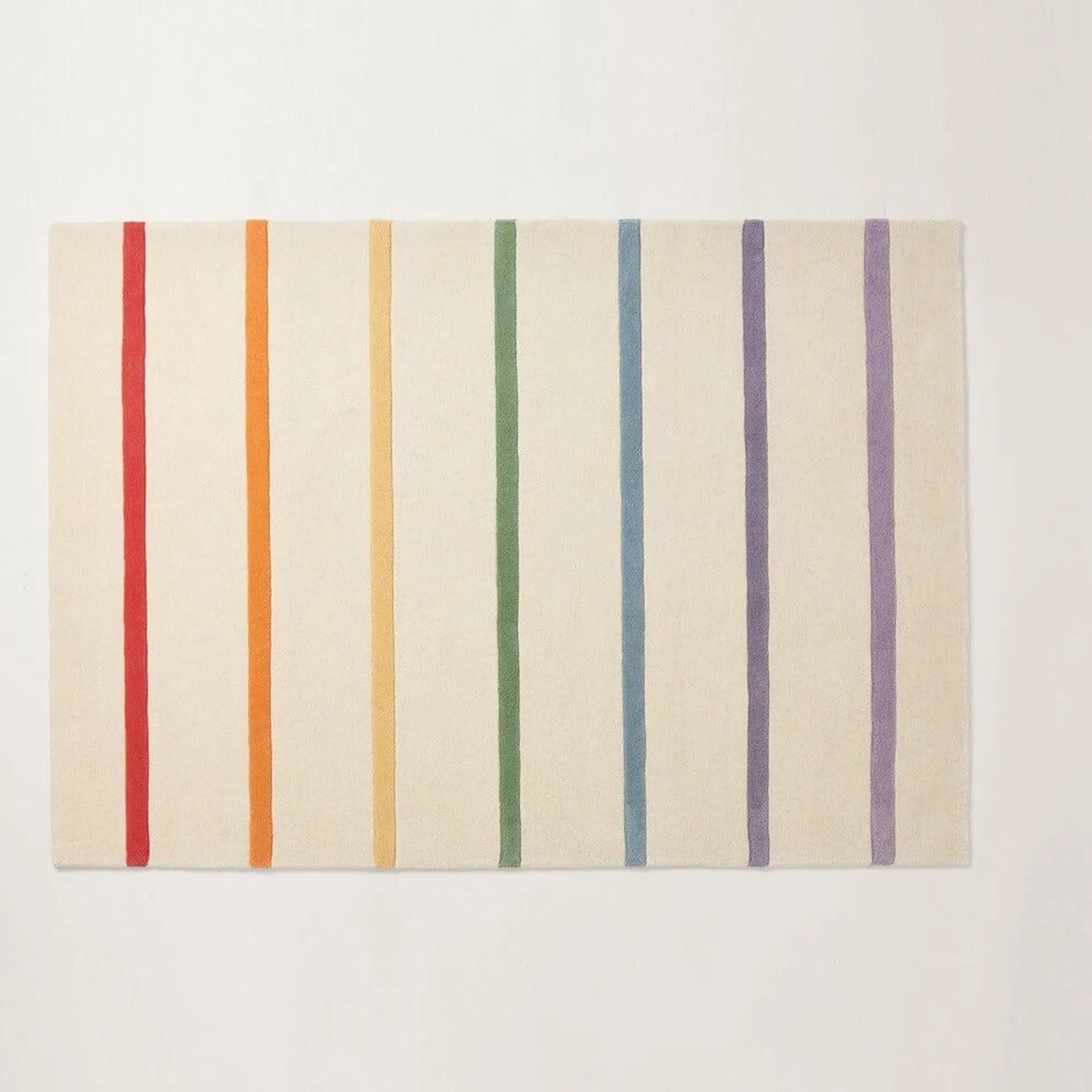 Rainbow Stripe Rug, 200 x 140 (cm)