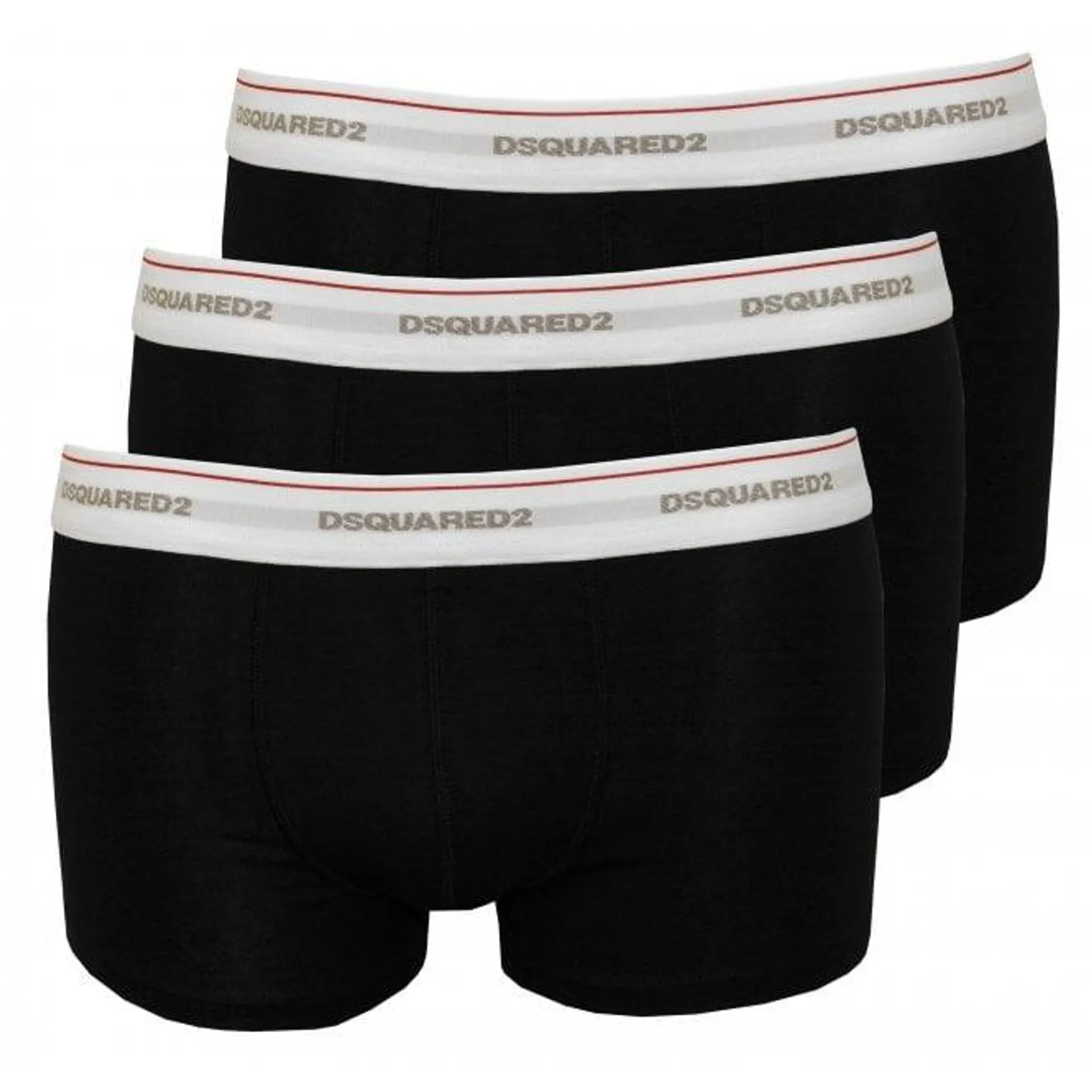 3-Pack Jersey Cotton Stretch Low-rise Boxer Trunks, Black