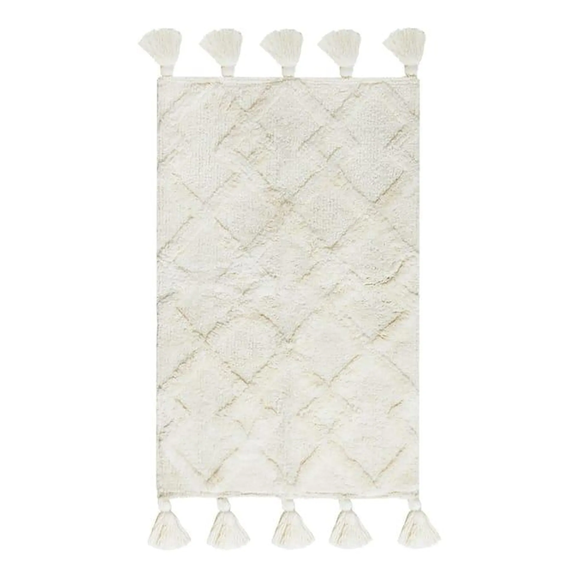 Home Collections Tufted Bath Mat - Diamond