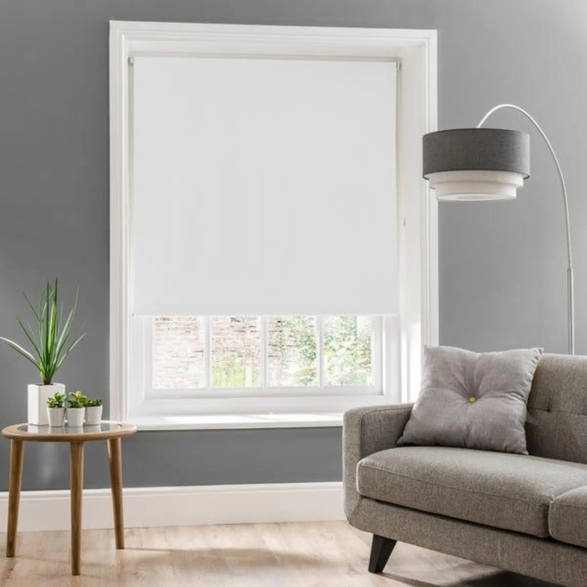 Luna White Blackout Roller Blind