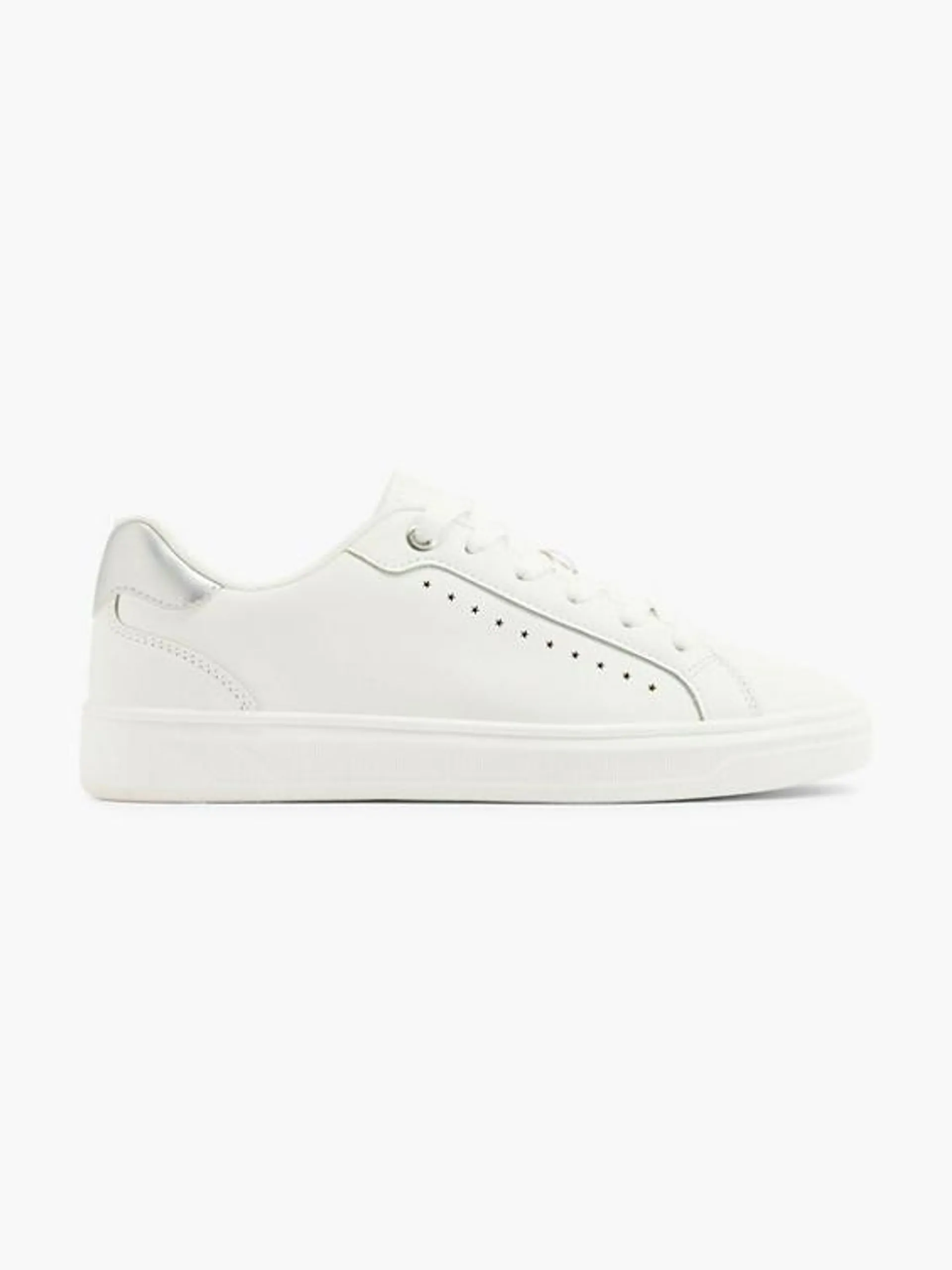 Women's White Cupsole Trainer