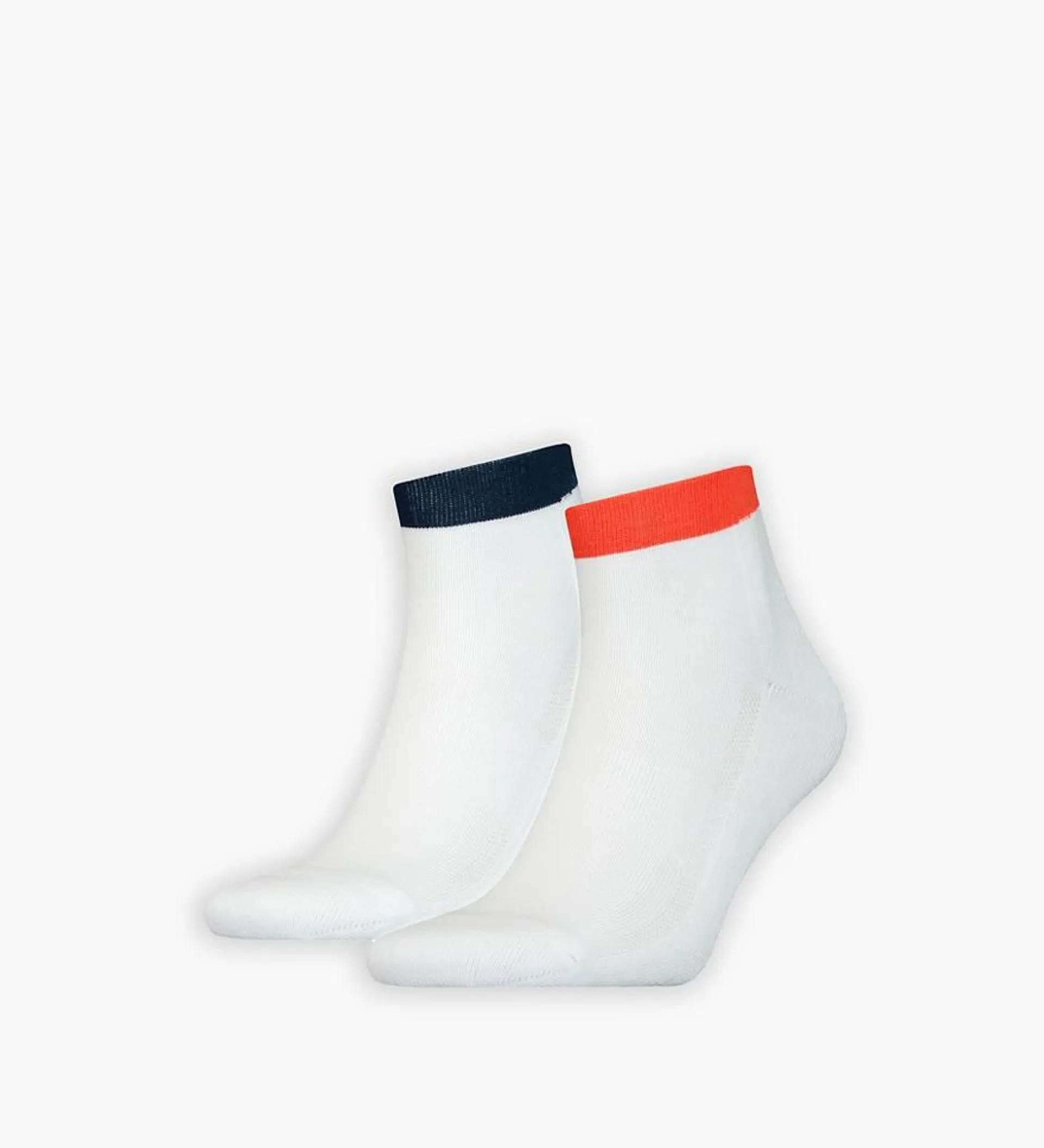 Levi's® Mid Cut Backside Logo Socks - 2 Pack