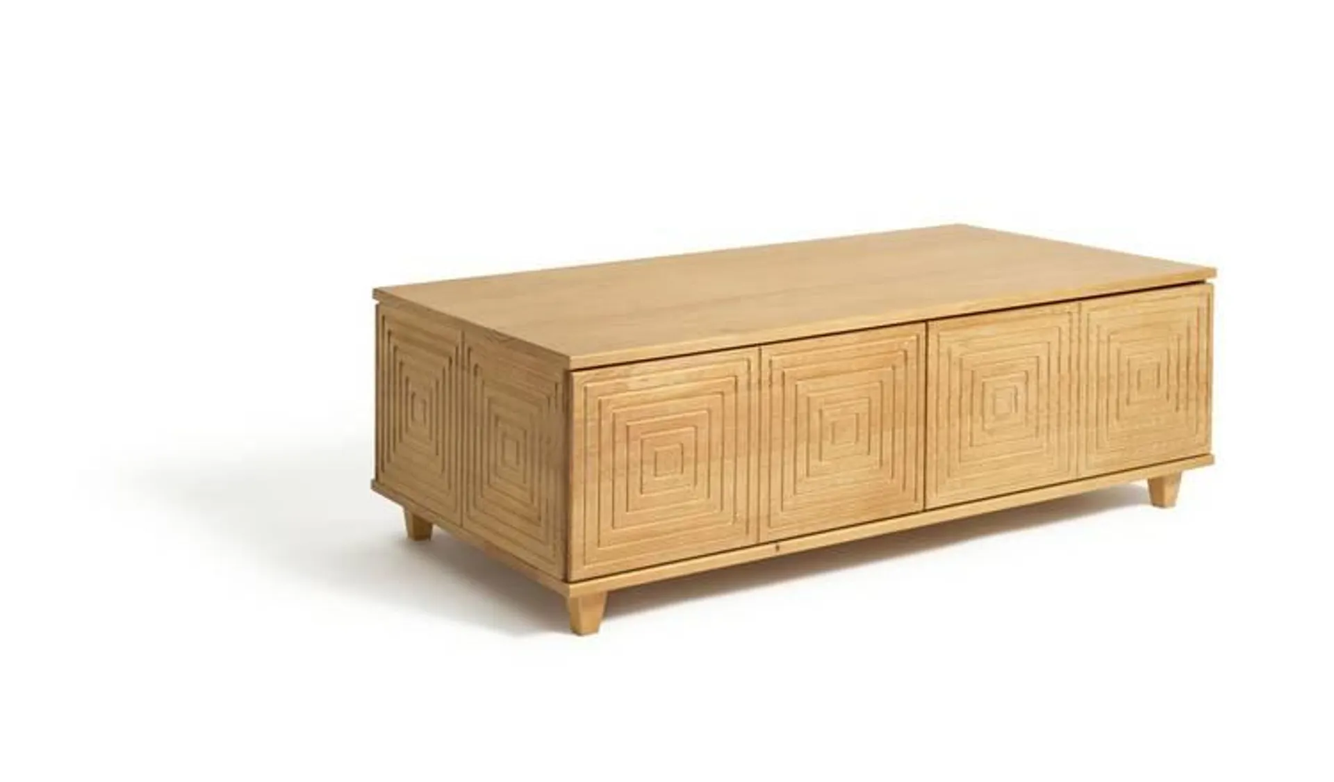 Habitat Grooved Storage Coffee Table - Pine