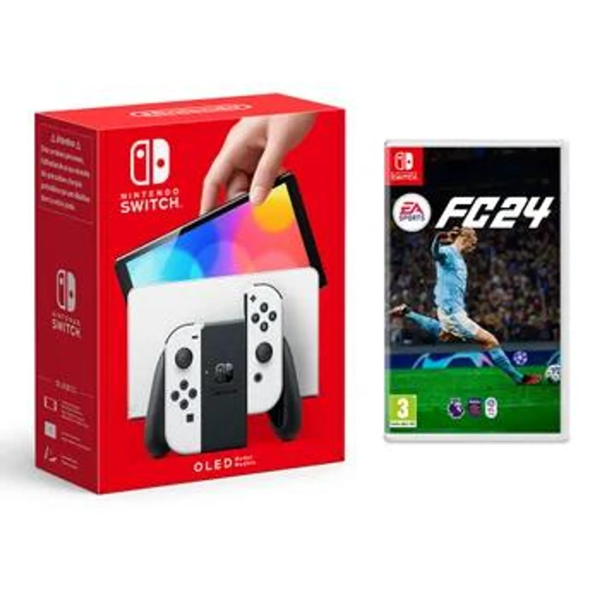 Nintendo Switch OLED White & EA Sports FC 24