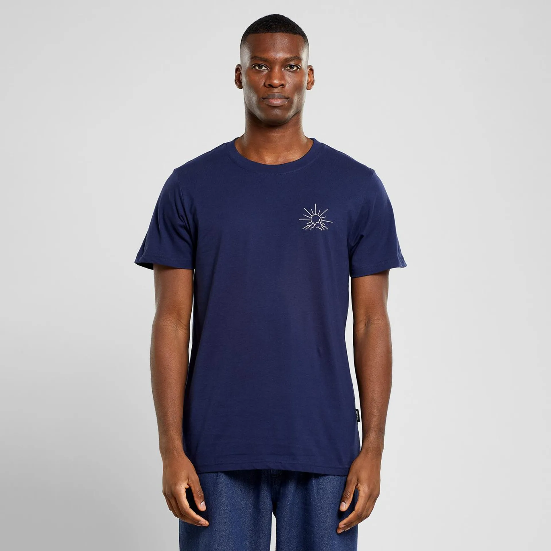 T-shirt Stockholm Line Mountain Emb Navy