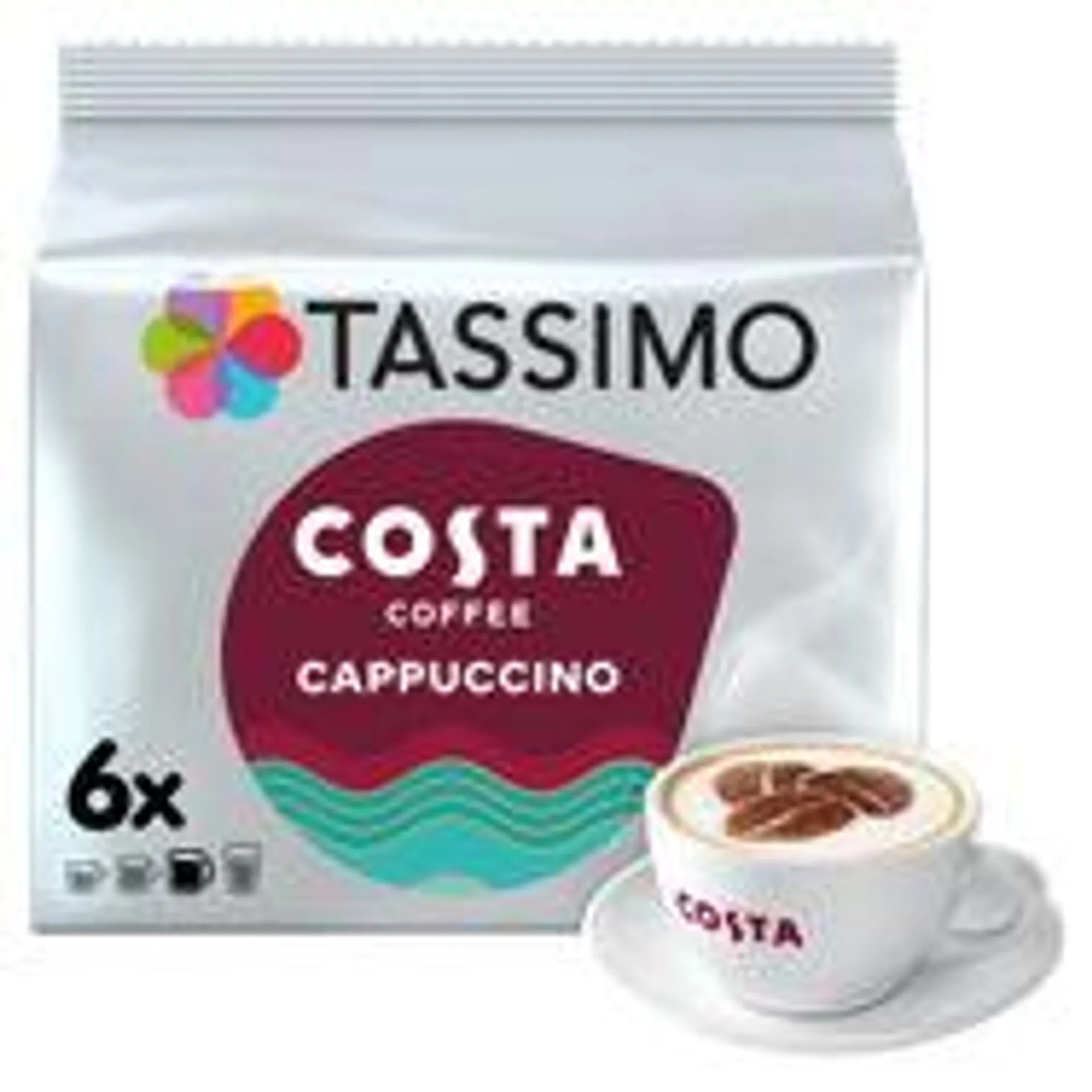 Tassimo Costa 6 Cappuccino 210g