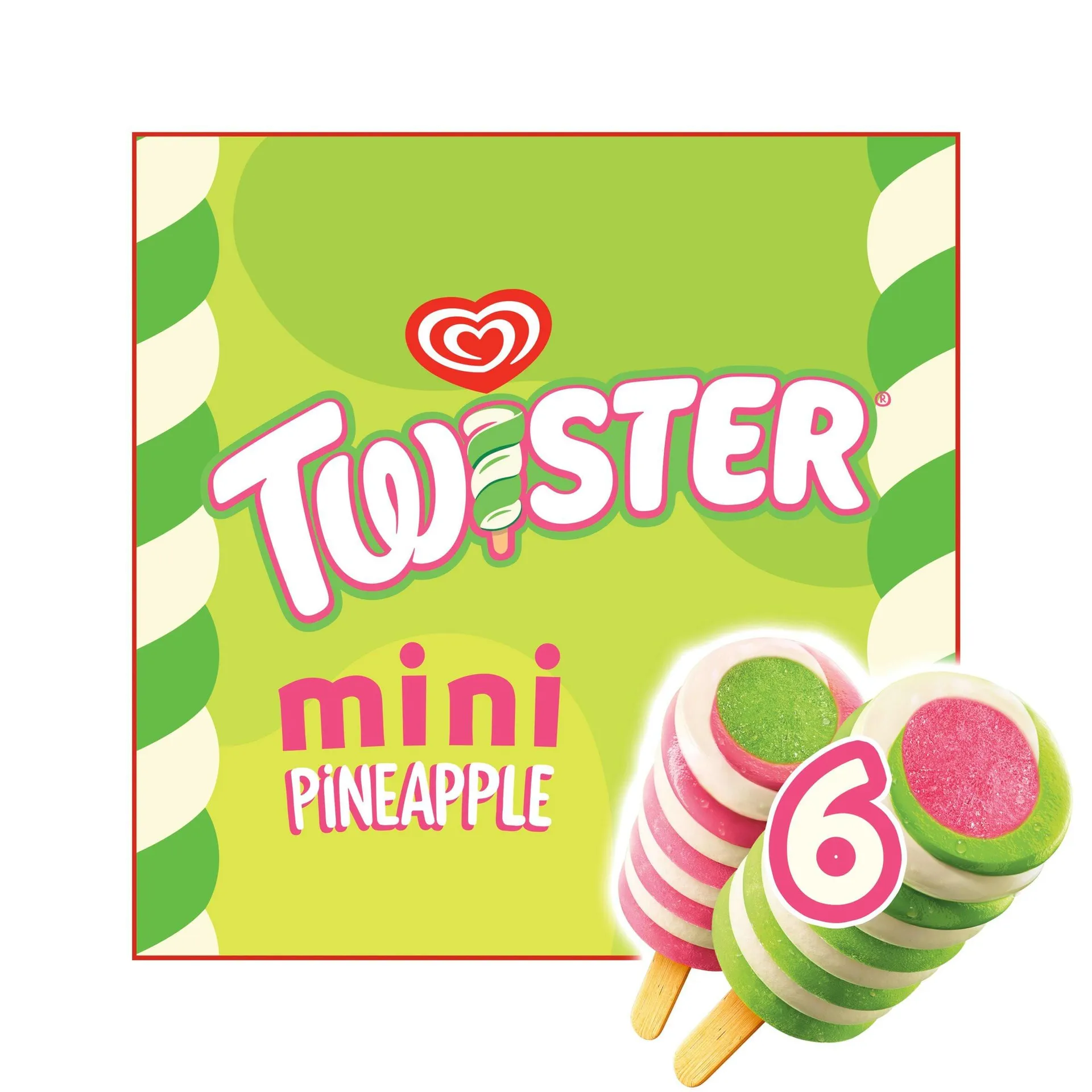 Wall's Twister Ice Lolly Mini 6 x 50 ml