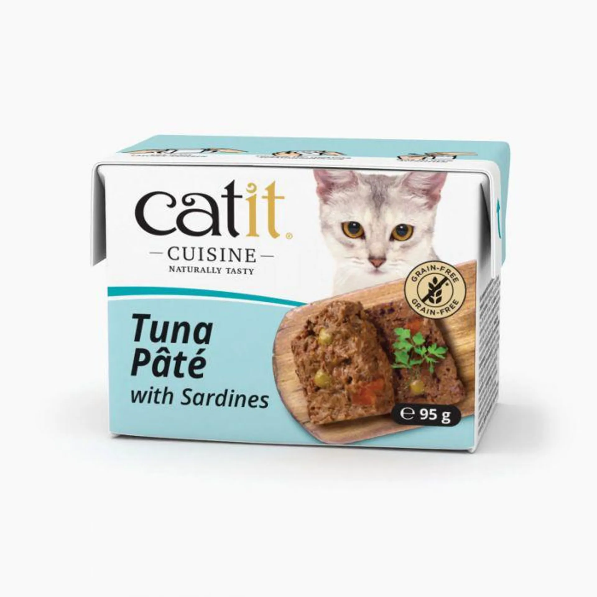 Catit Cuisine Tuna Pâté with Sardines Wet Cat Food 95g